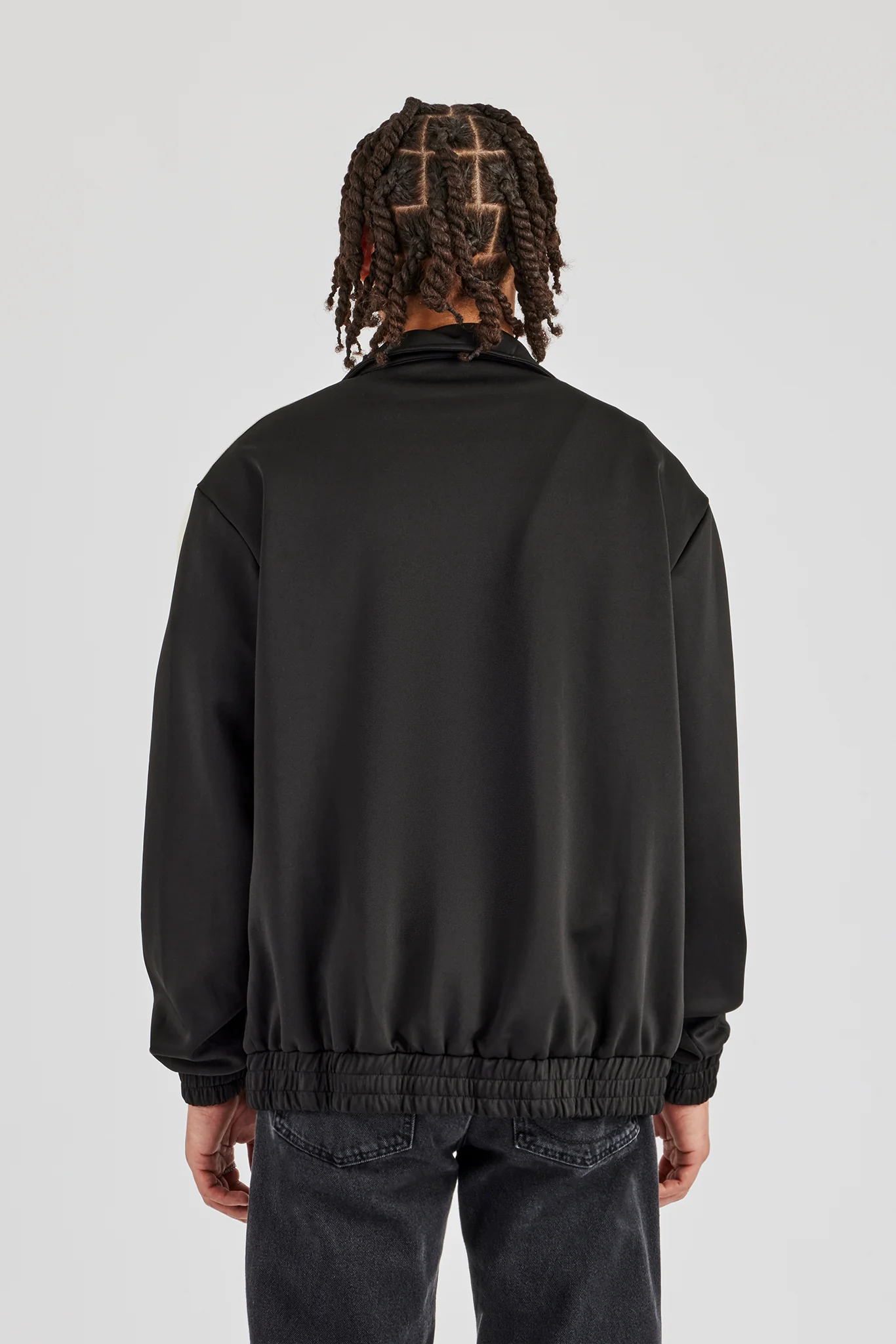 Contrast Panel Track Jacket - Black - Image 4