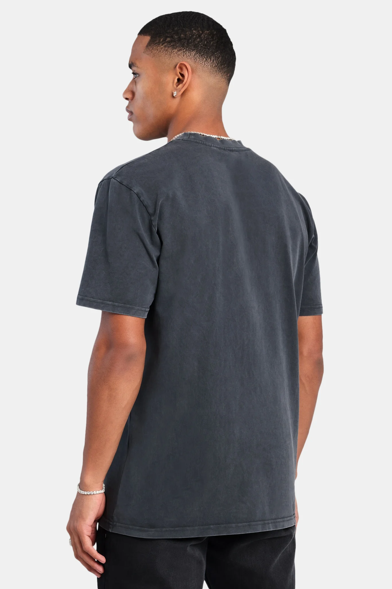 Creative Studio Embroidered  Washed T-Shirt - Vintage Wash - Image 3