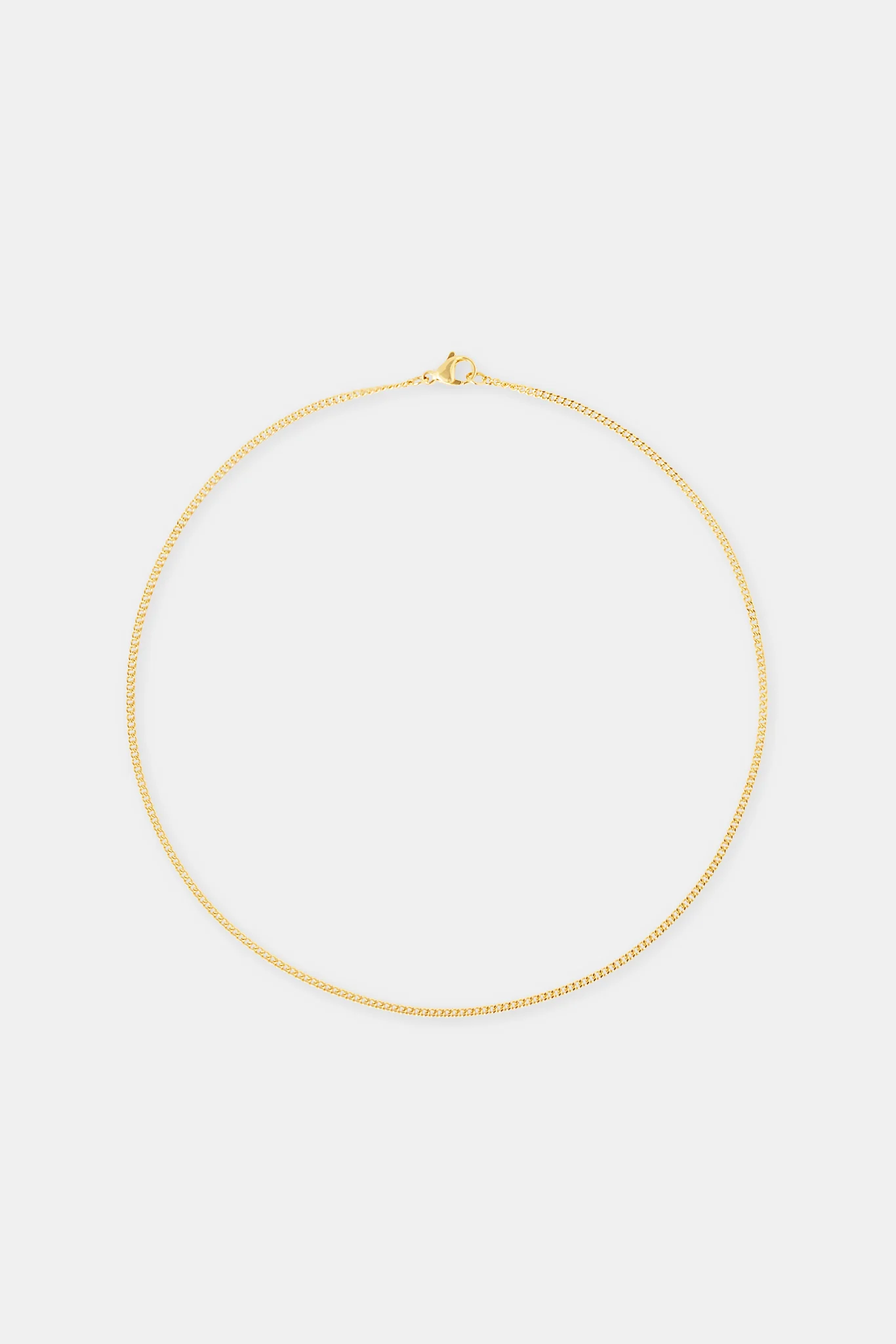 Cuban Chain - 2mm - Gold - Image 4