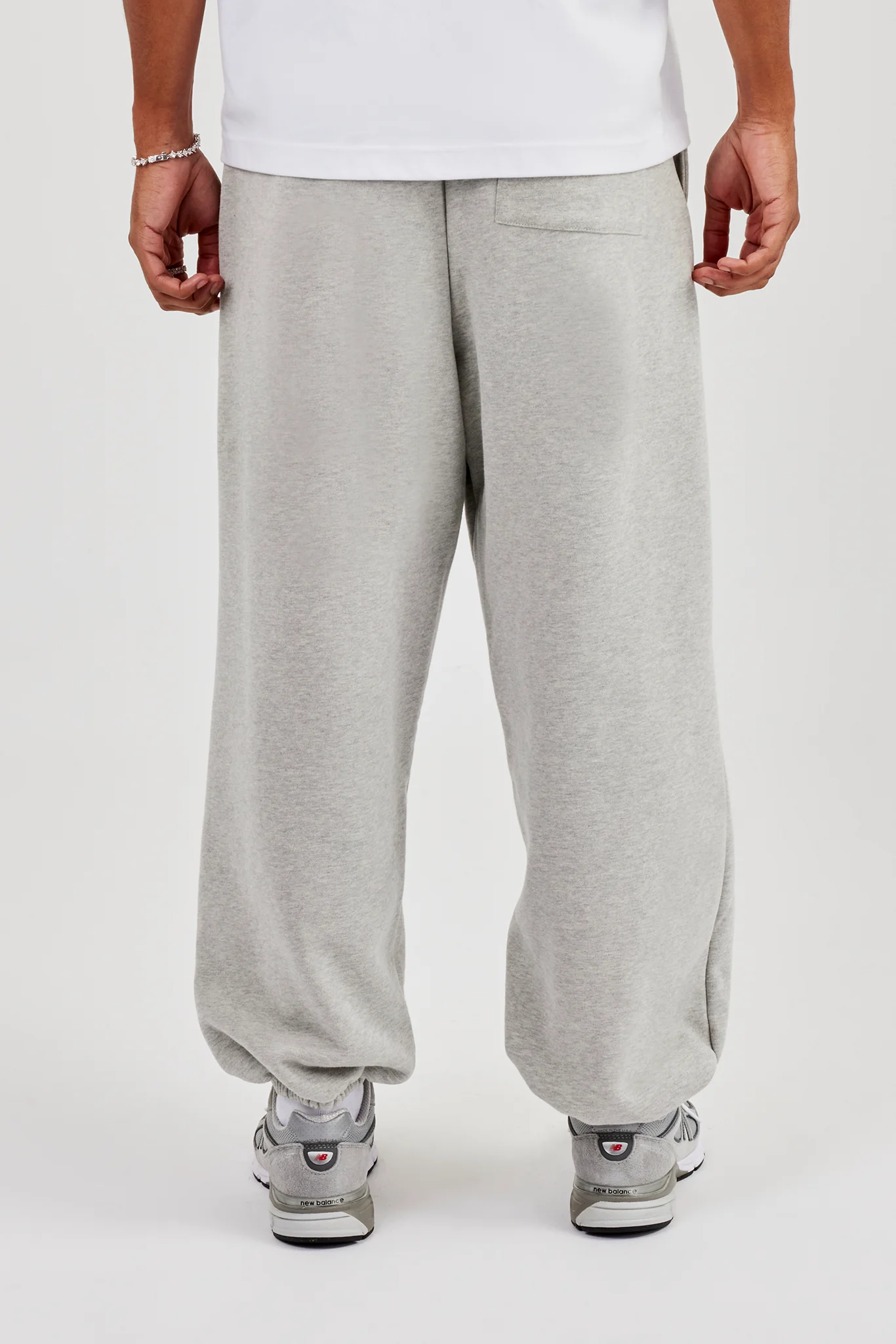 Cuffed Jogger - Grey Marl - Image 4
