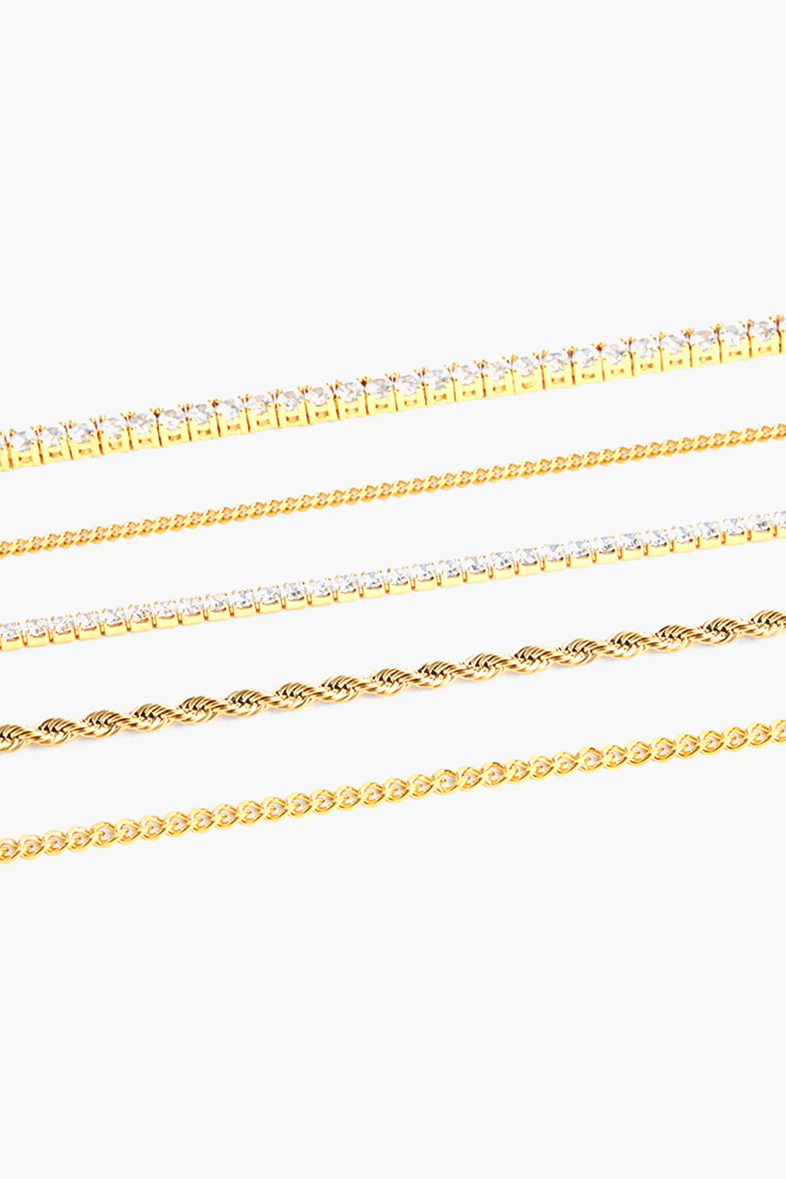 Iced Cross Pendant - Gold - 30mm - Image 8