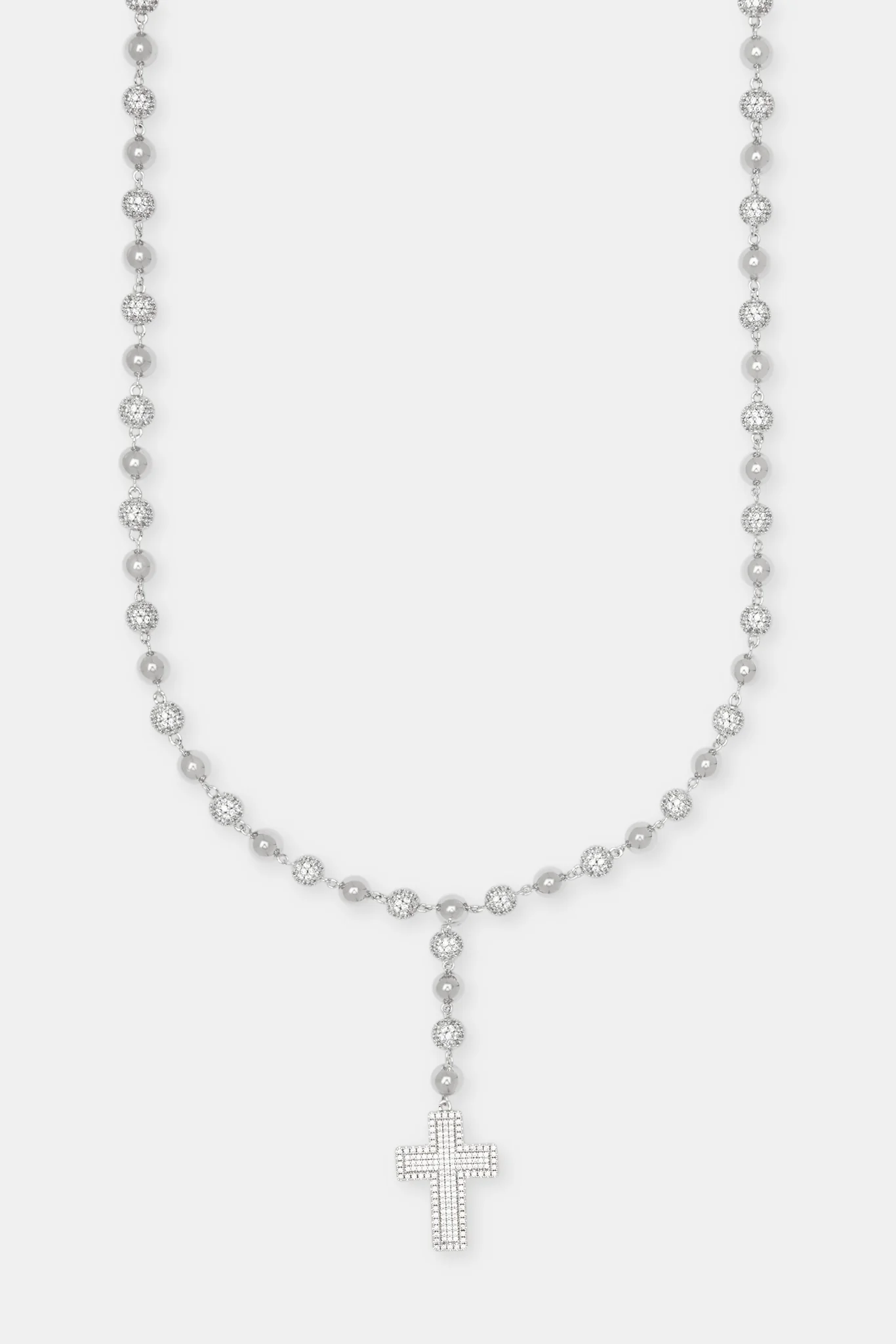 Drop Cross Ice Ball Chain - 6mm - Image 2