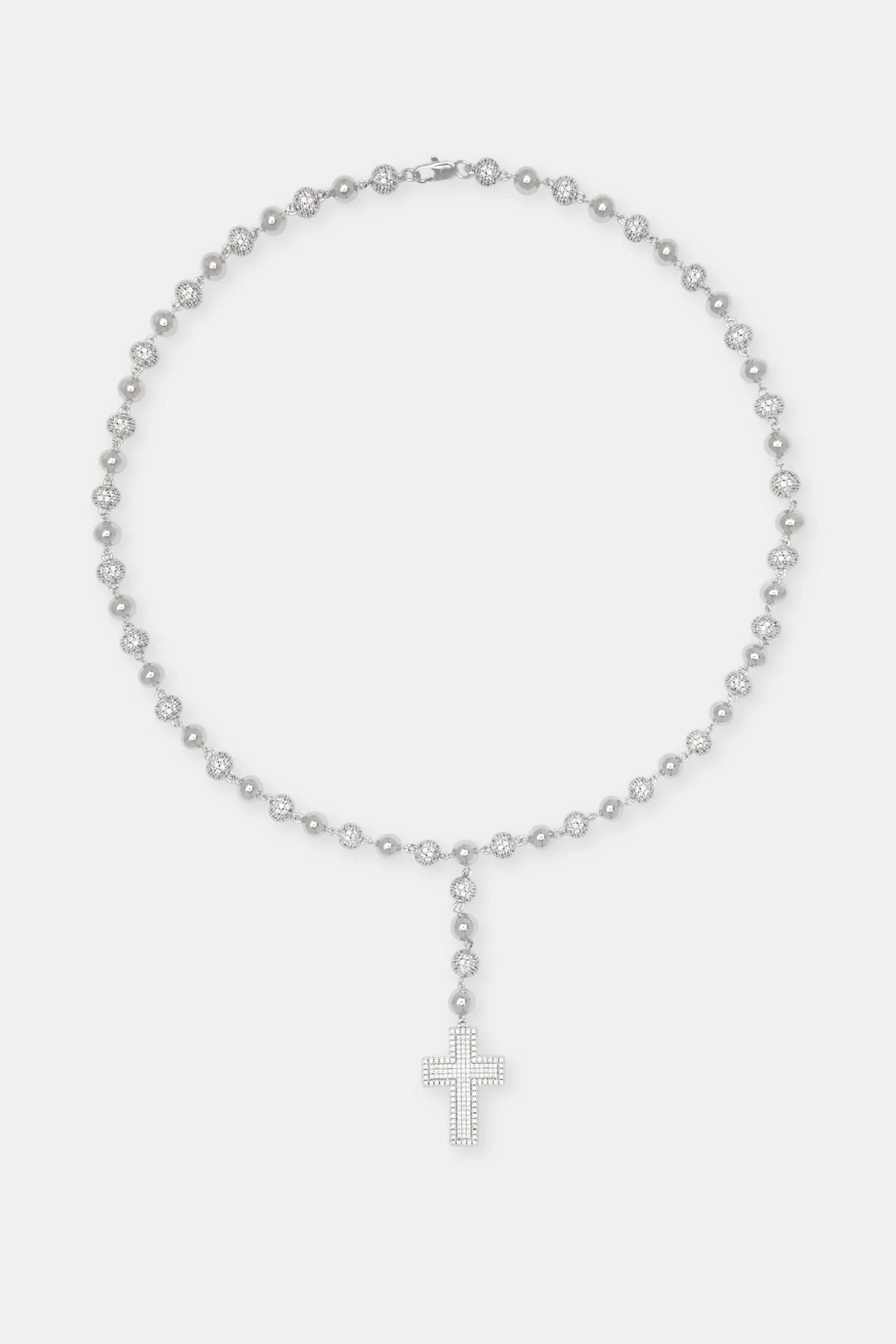 Drop Cross Ice Ball Chain - 6mm - Image 4