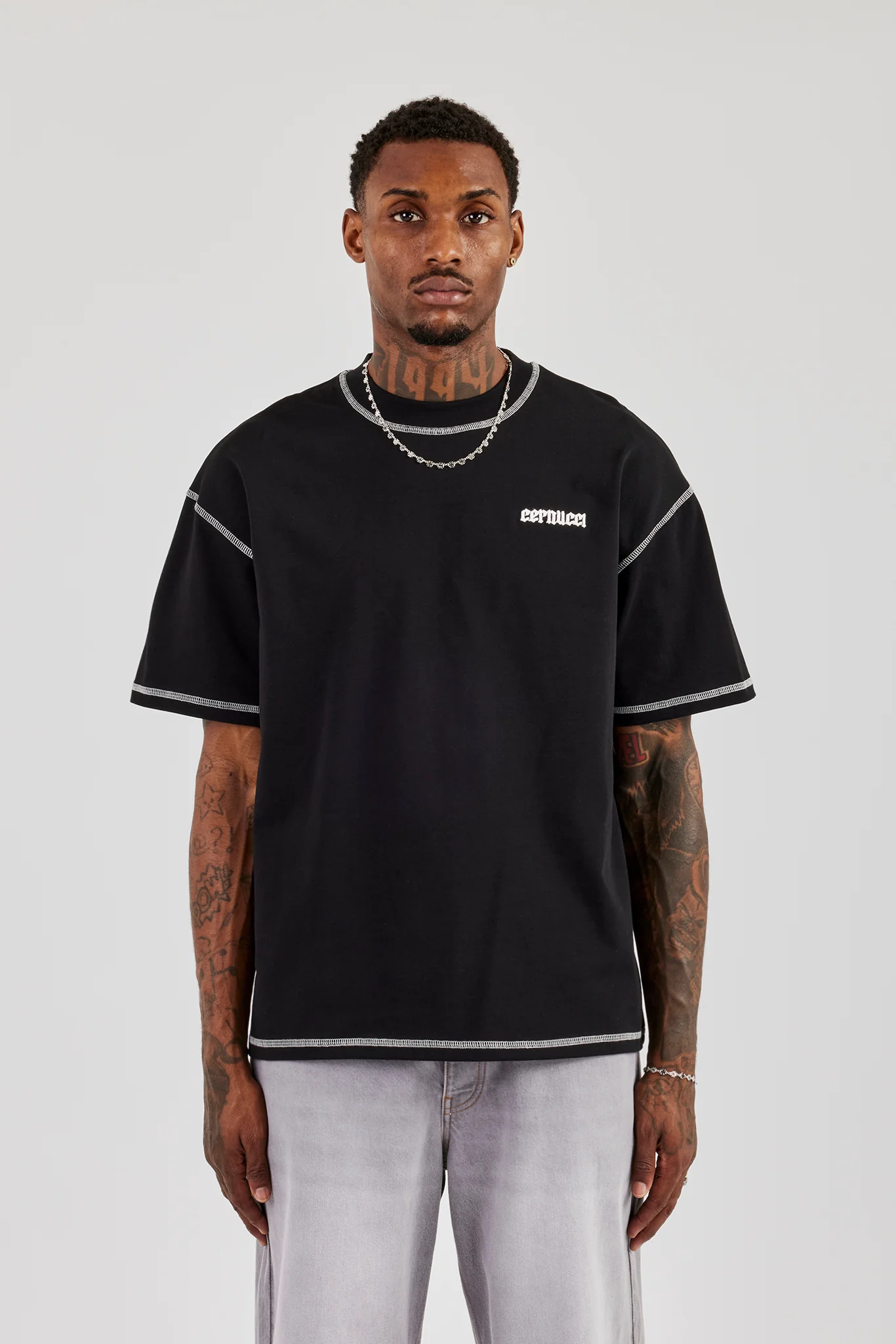 Eagle 86 Oversized T-Shirt - Black - Image 3