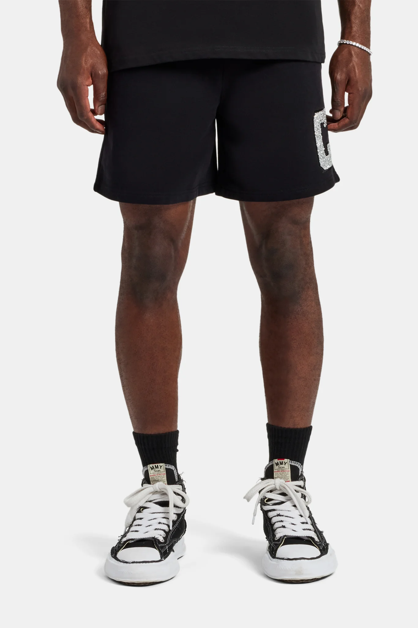 Embellished C Relaxed Short - Black - Image 4