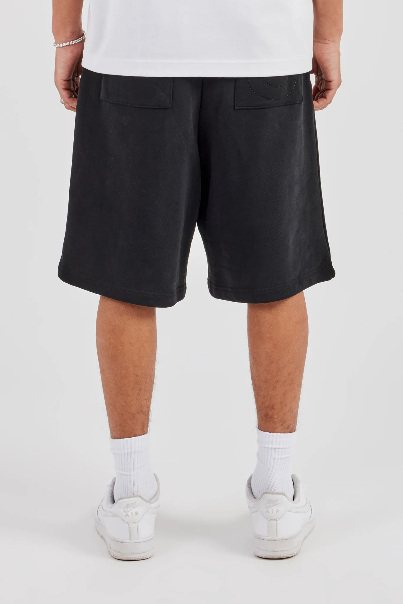 Embroidered C Jort - Black - Image 5