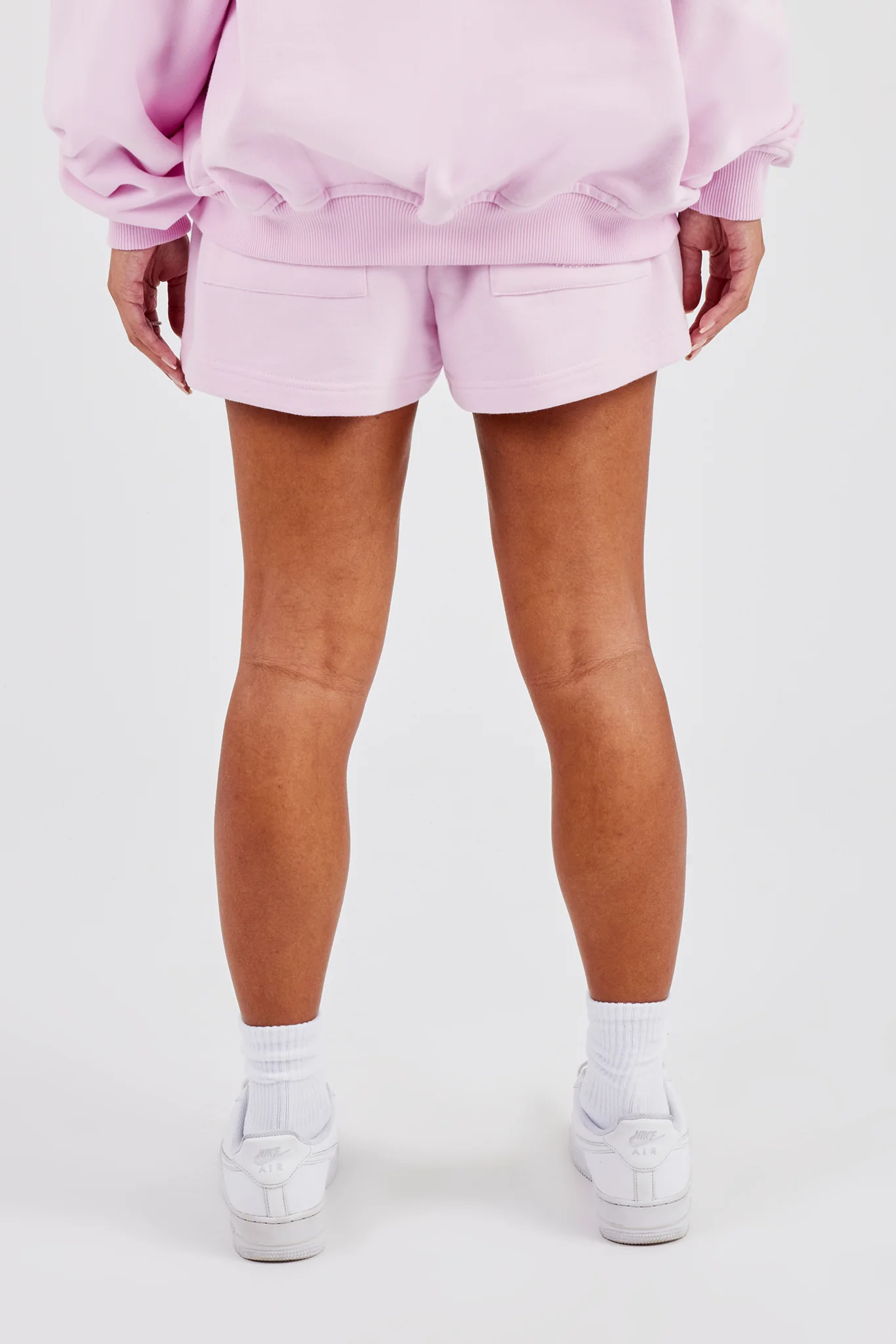 Embroidered C Short - Pink - Image 3