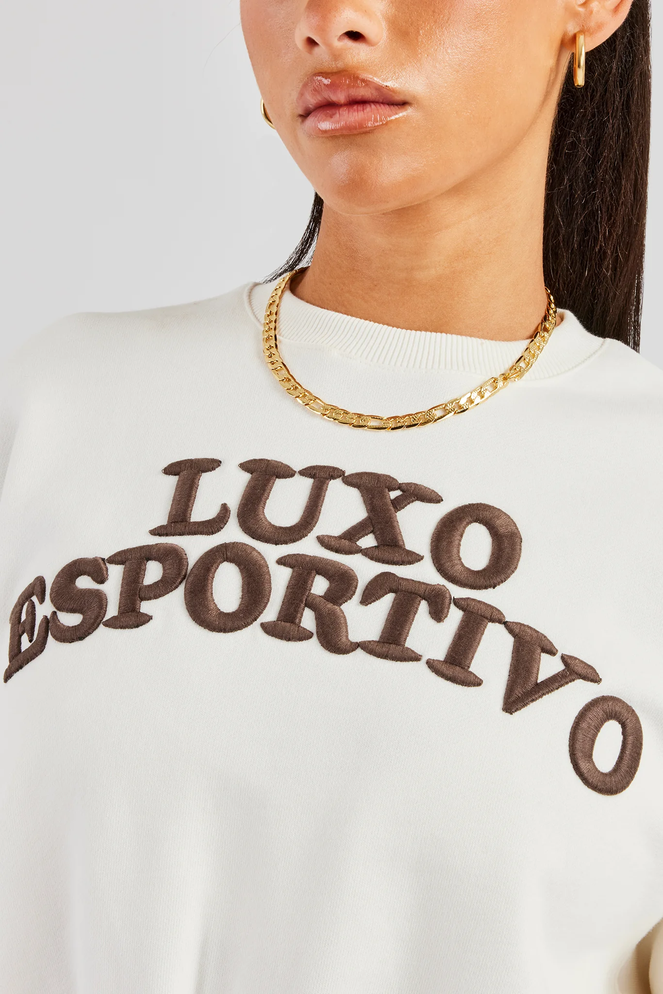 Esportivo Embroidered Sweatshirt - Off White - Image 3