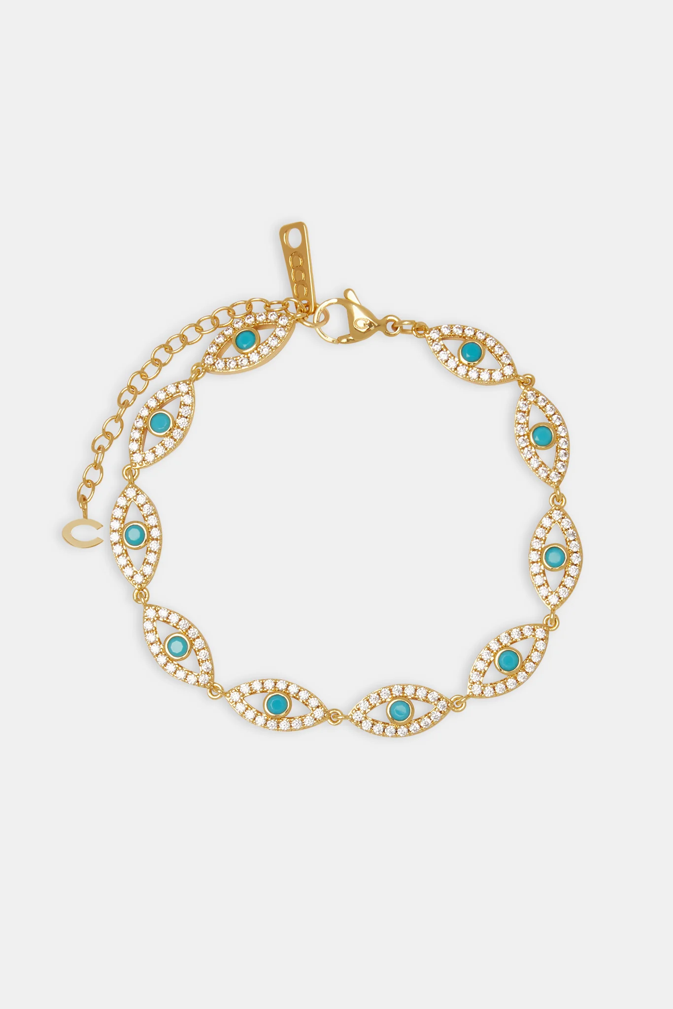 Evil Eye Motif Anklet - Image 2