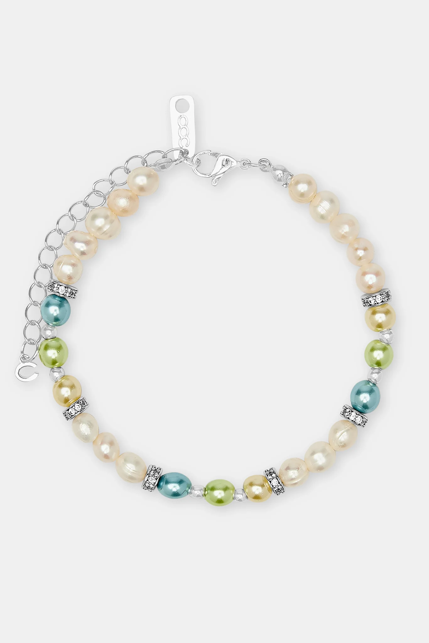Freshwater Pearl Bead & Ice Bracelet - Image 2