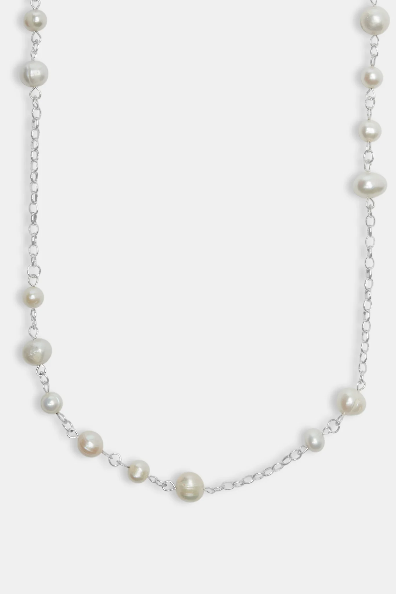 Freshwater Pearl Chain Necklace - 6mm - Image 2