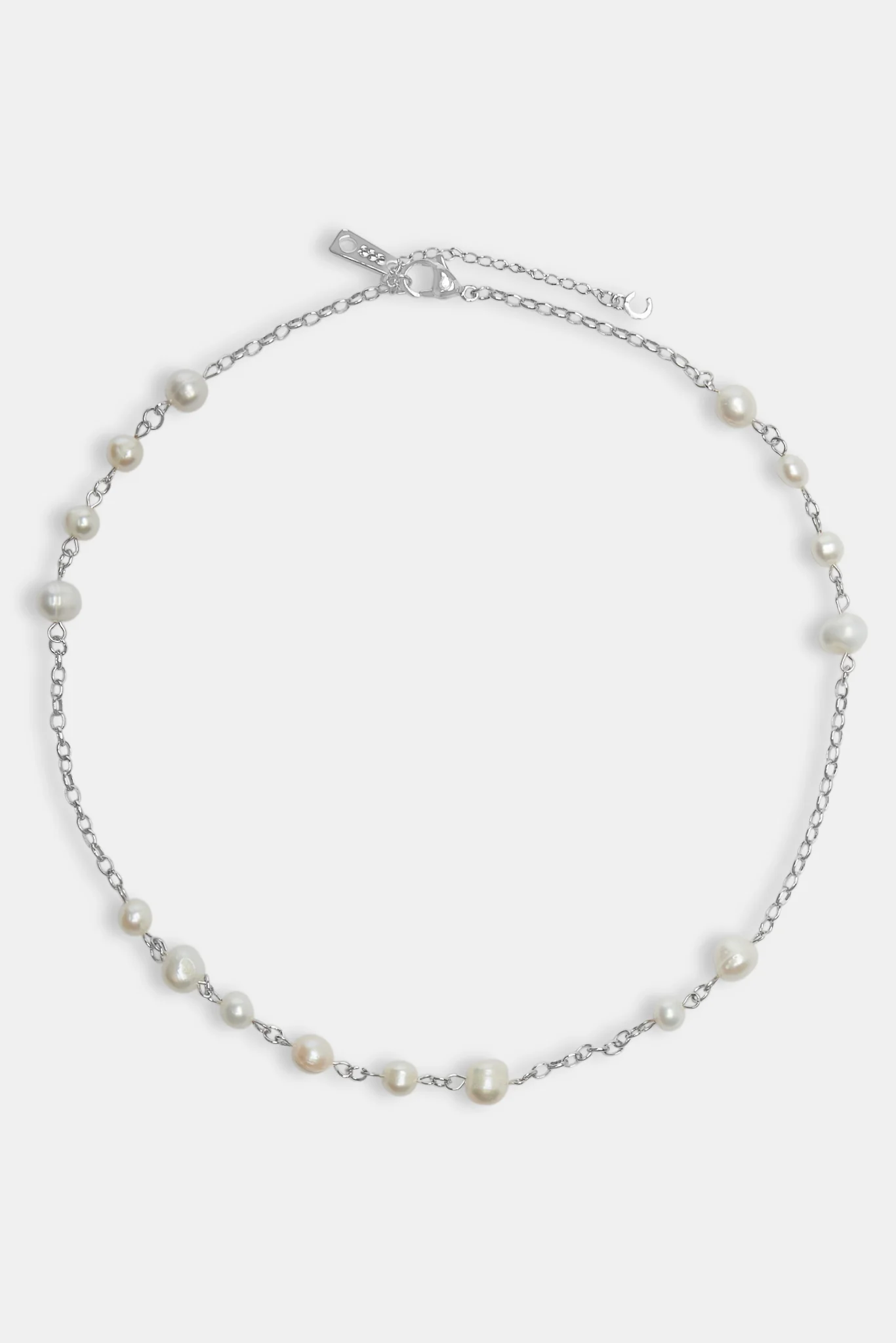 Freshwater Pearl Chain Necklace - 6mm - Image 3