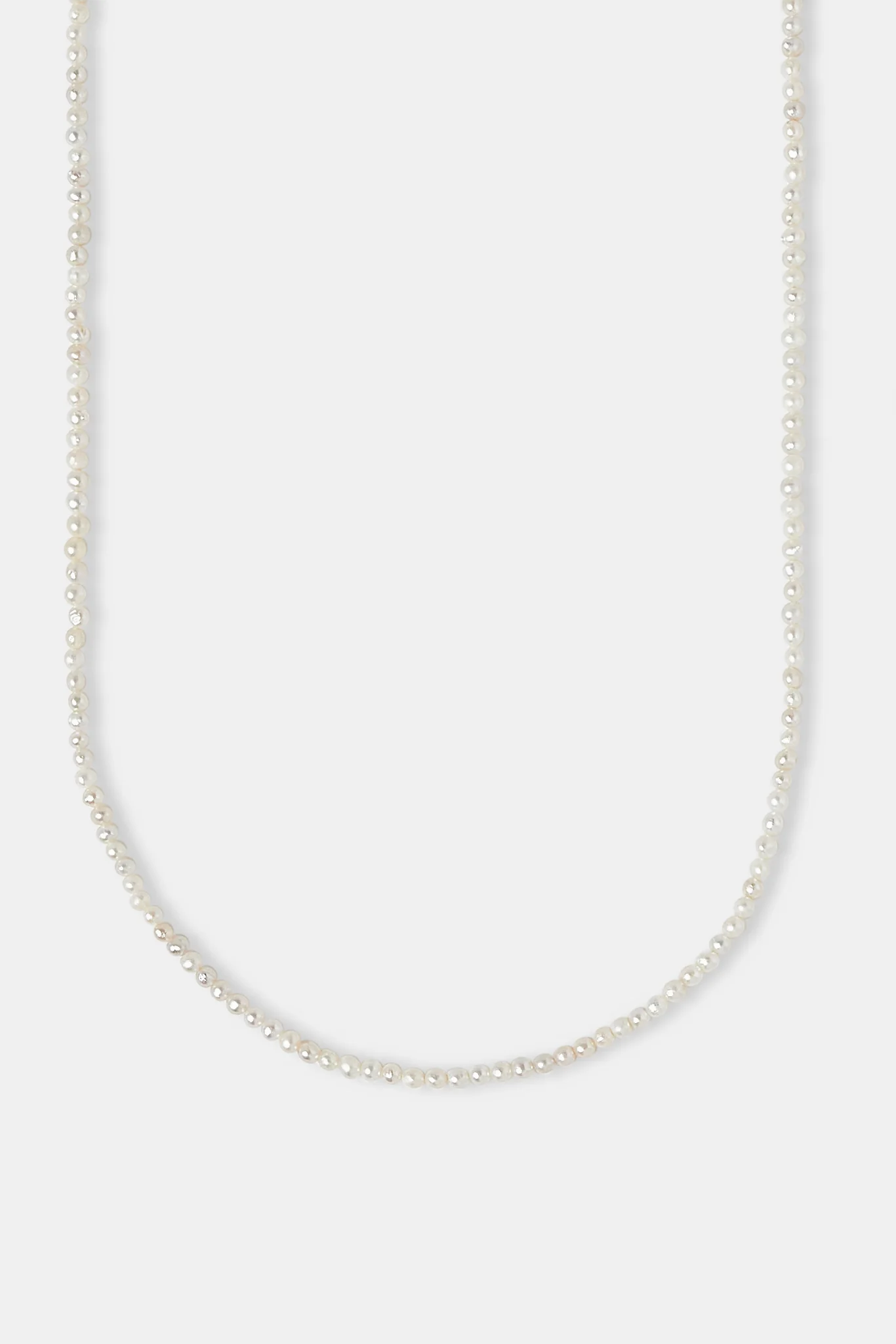 Freshwater Pearl Necklace - 3mm - Image 2