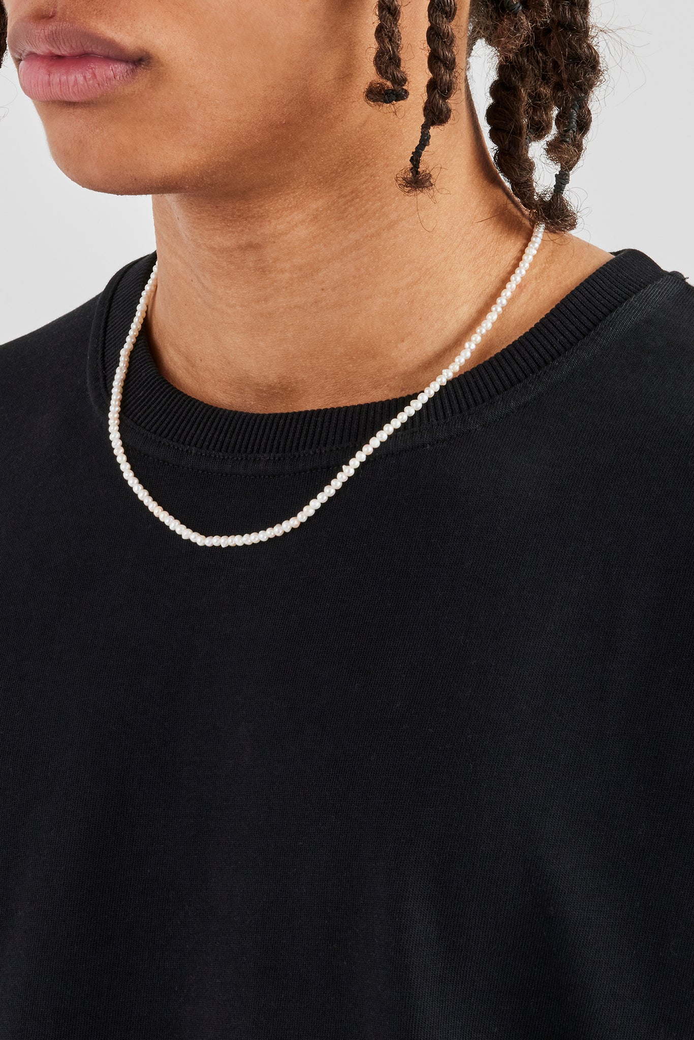 Freshwater Pearl Necklace - 3mm - Image 3