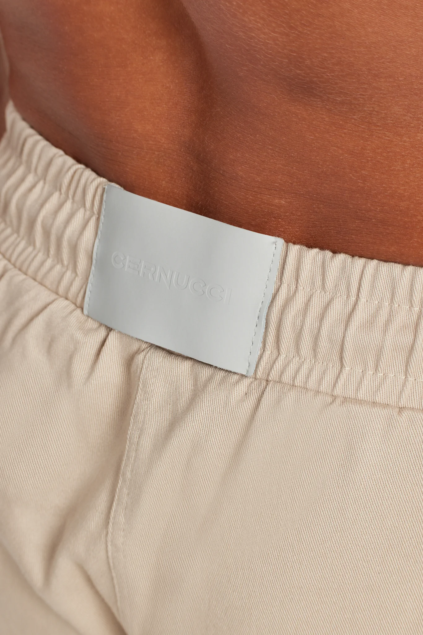 Front Cargo Pocket Shorts - Beige - Image 3