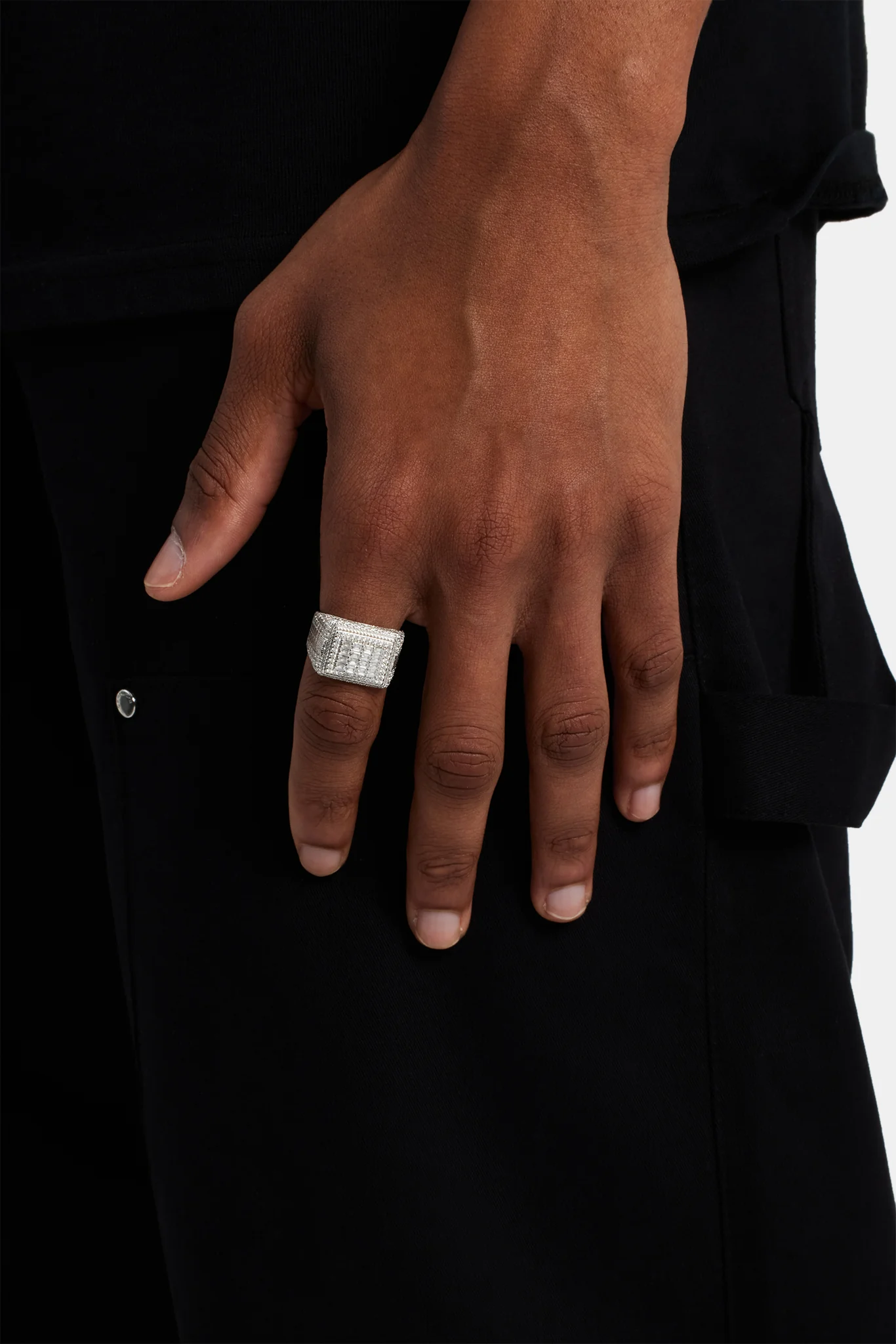 Fully Iced Chunky Ring - Image 2