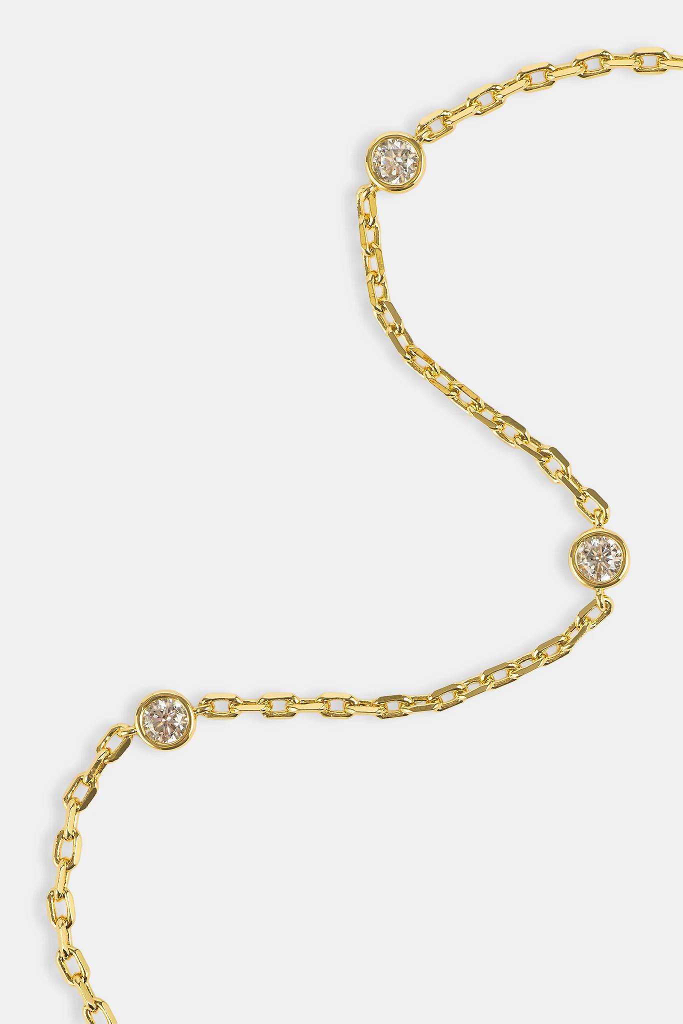 Gemstone Rolo Chain - 5mm - Gold - Image 2