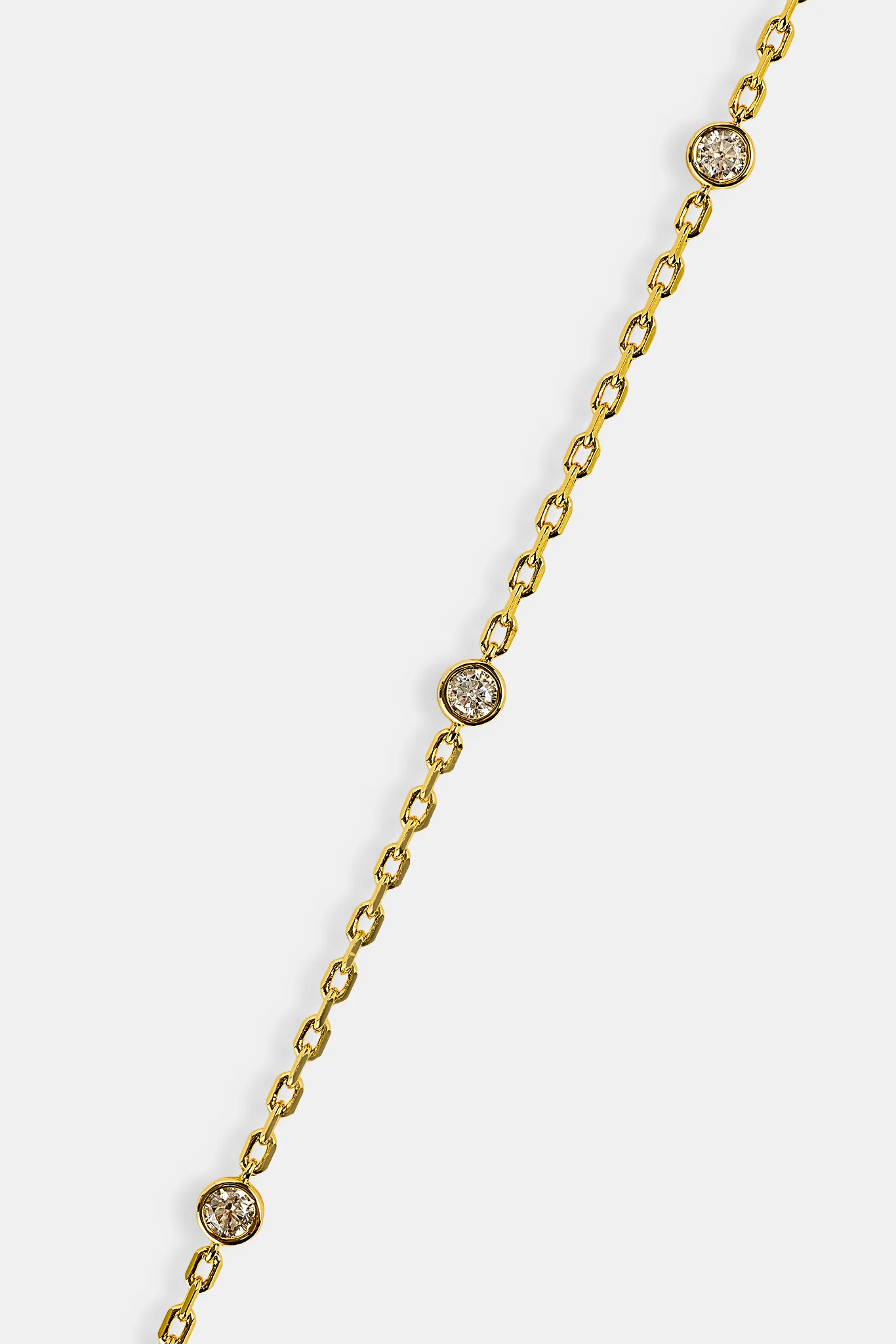 Gemstone Rolo Chain - 5mm - Gold - Image 4