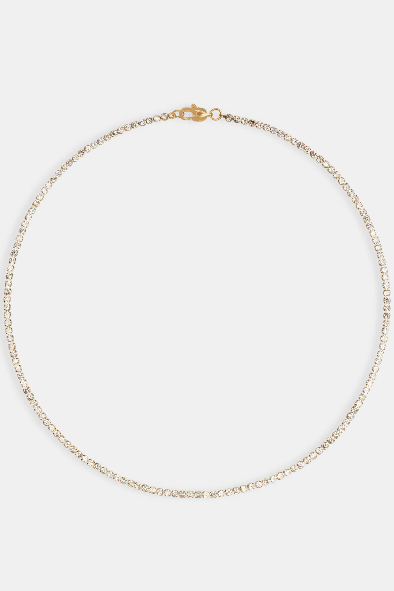 Gold Plated 2.5mm Micro Tennis Chain - Image 4