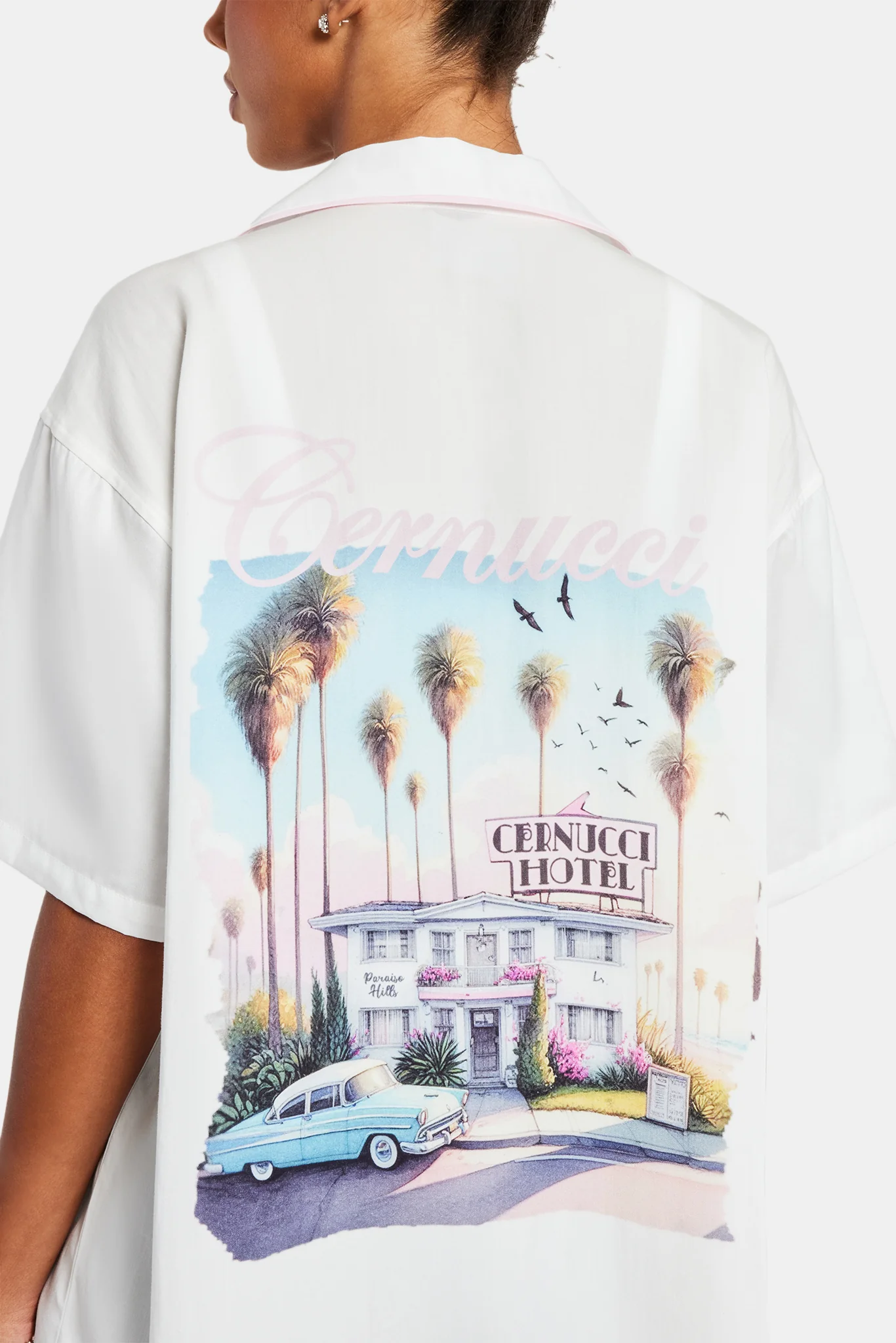 Hotel Graphic Shirt - Off White - Image 3