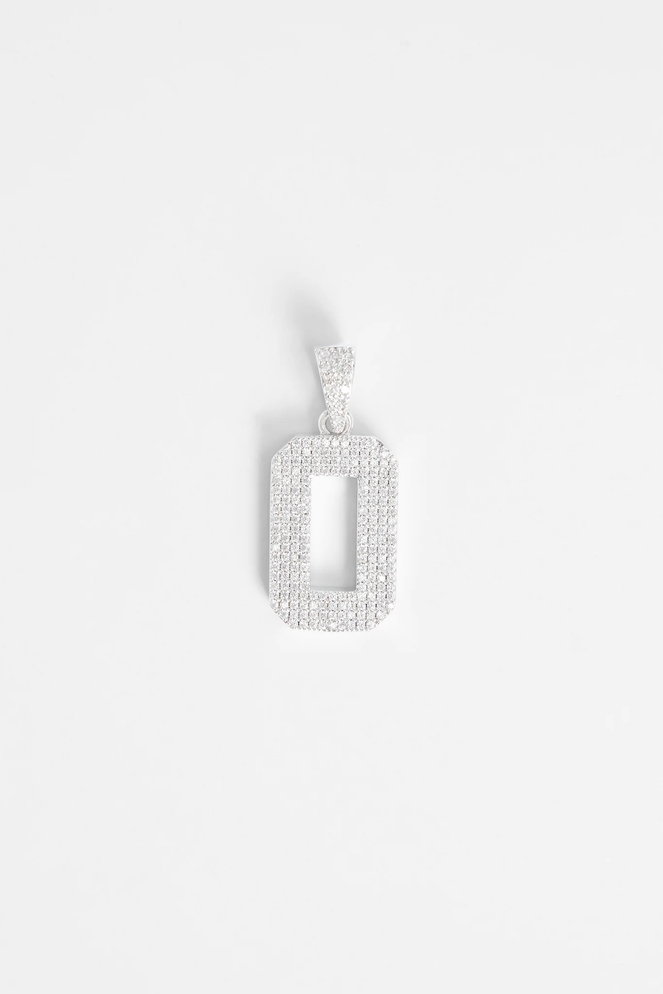 Iced 0 Number Pendant - Image 2