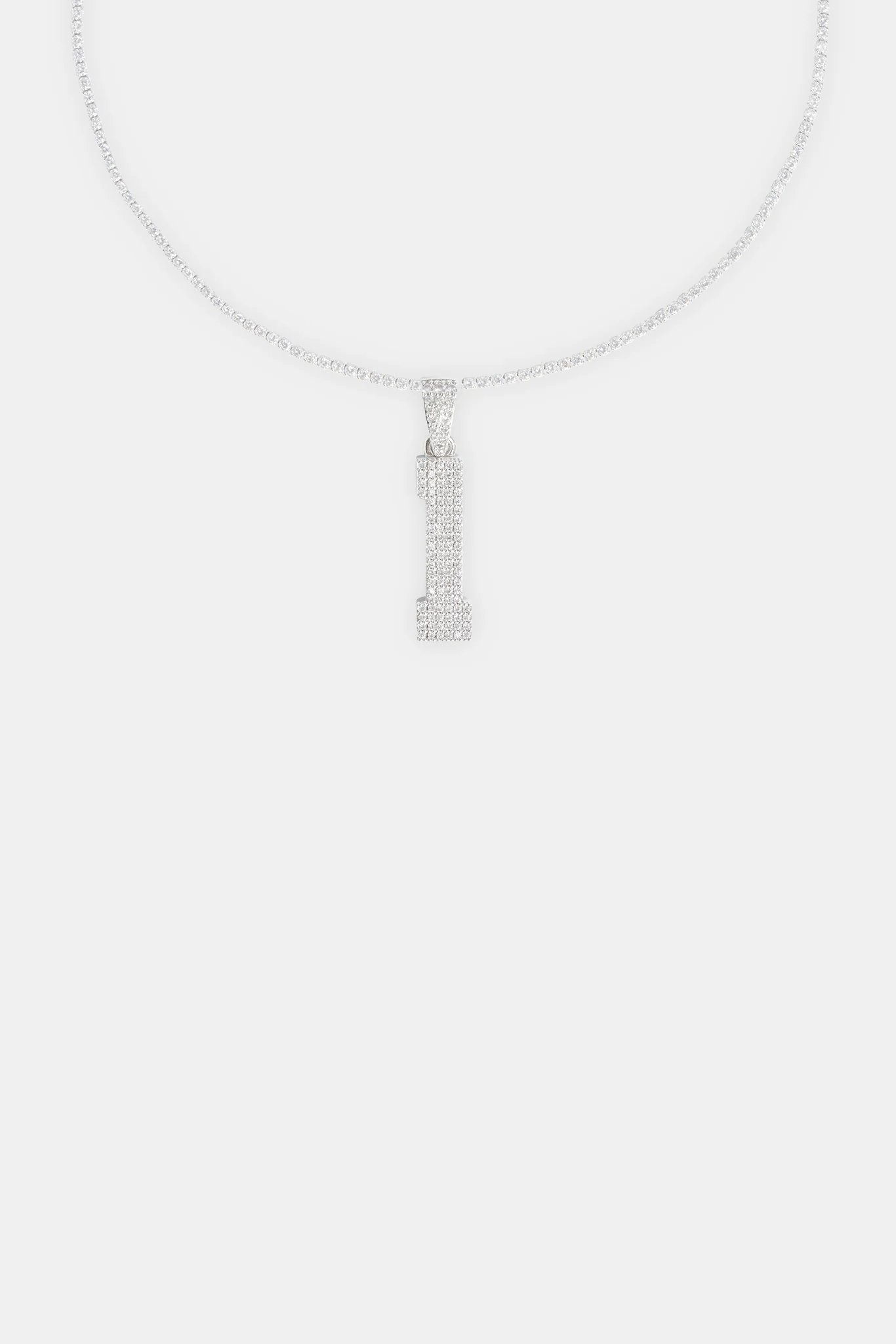 Iced 1 Number Pendant - Image 4