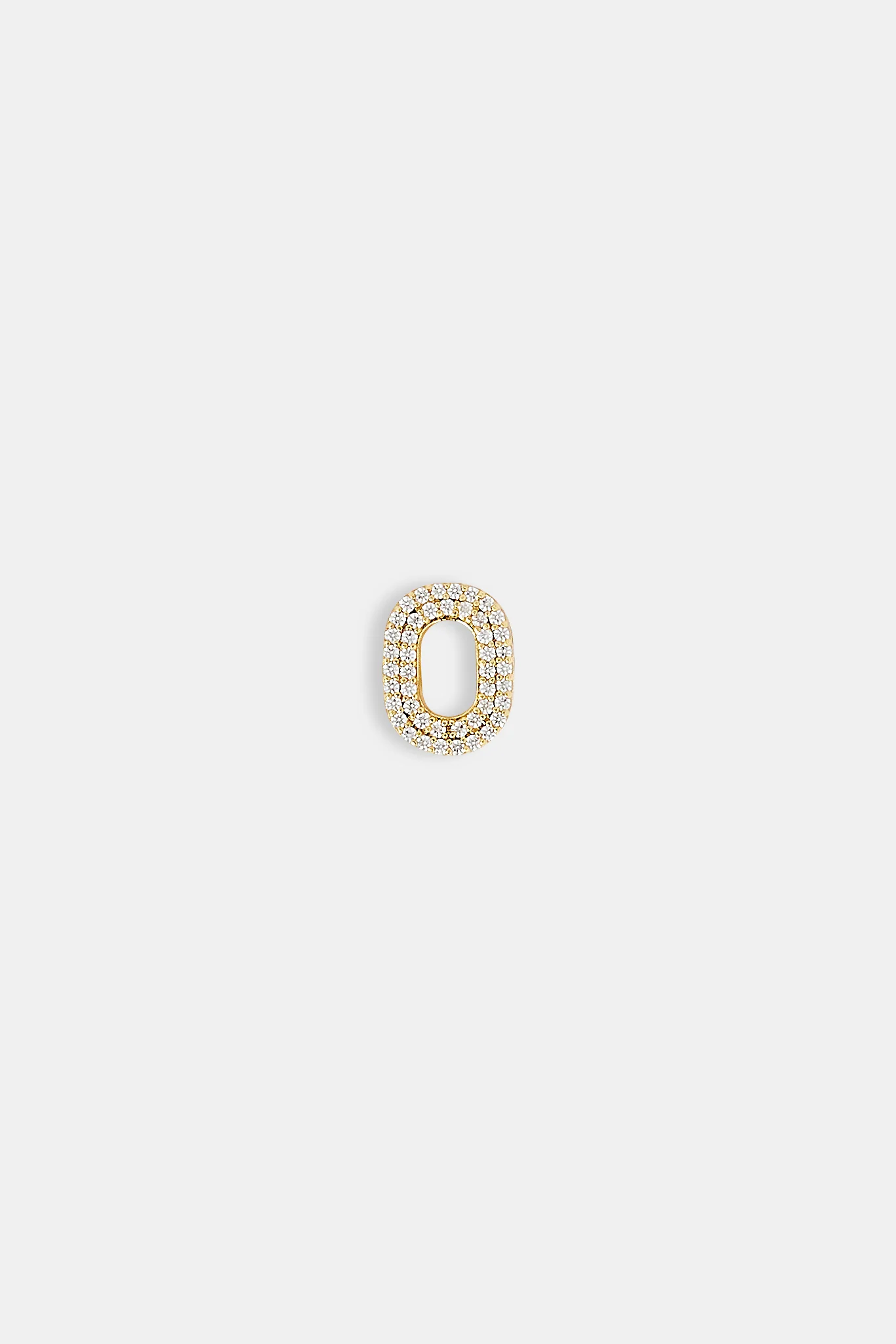 Iced 12mm Number Pendant
