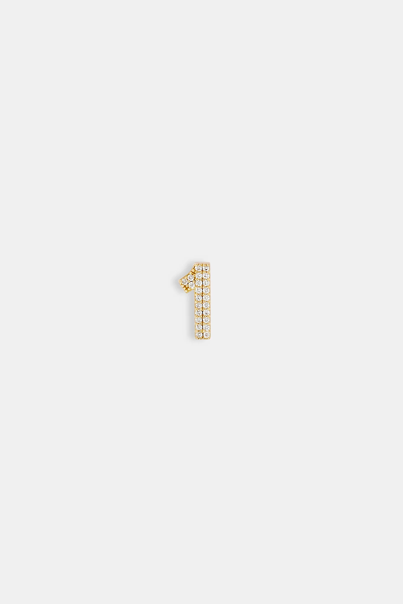 Iced 12mm Number Pendant - Image 2