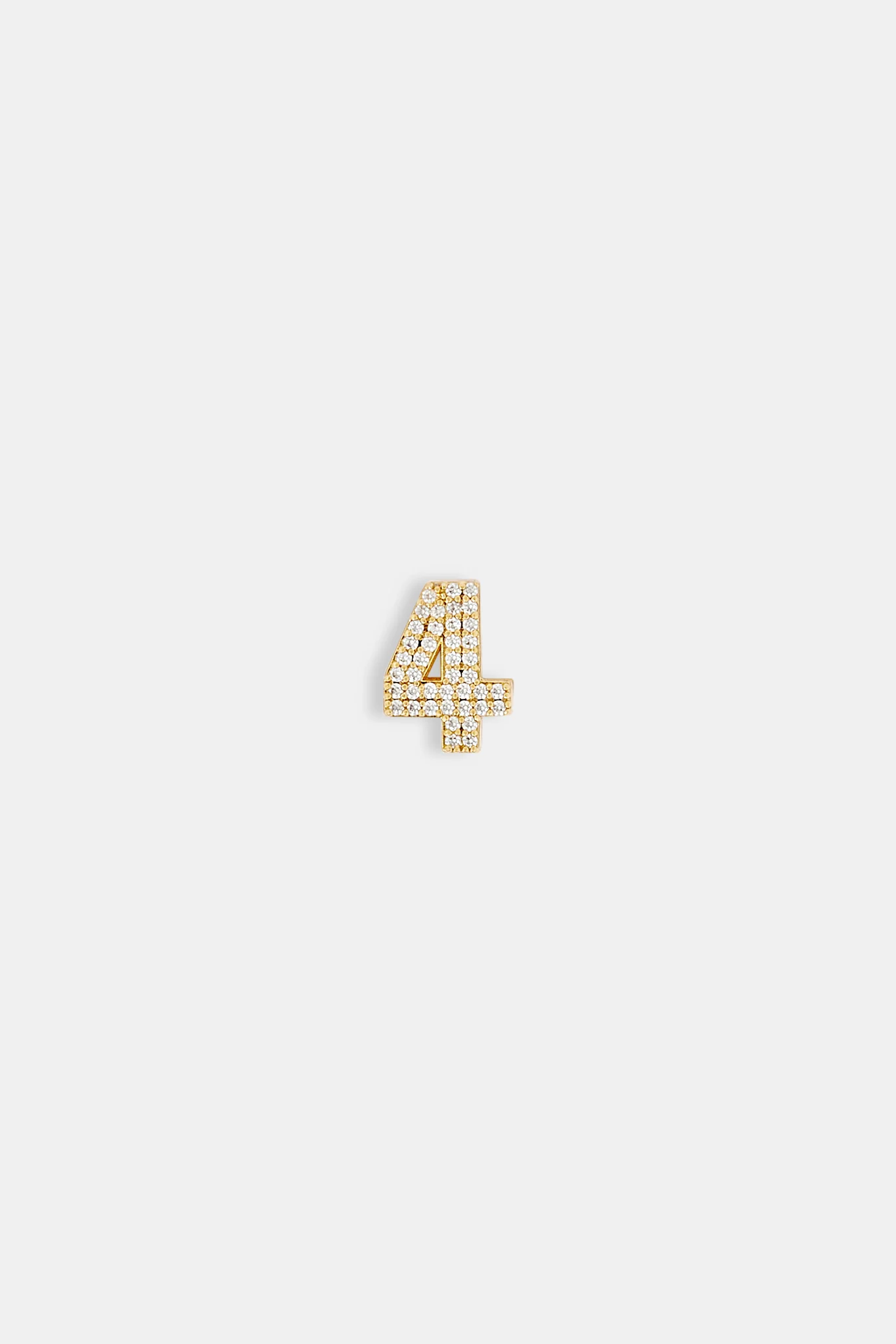 Iced 12mm Number Pendant - Image 5