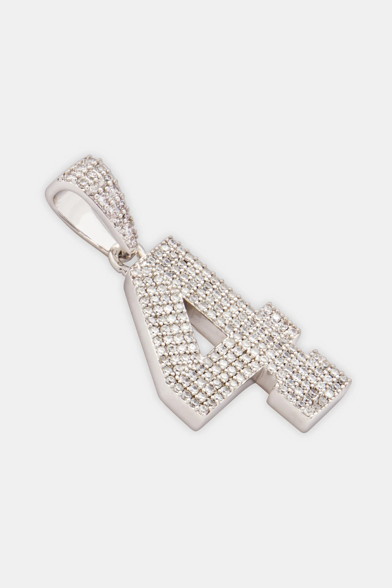 Iced 4 Number Pendant - Image 4