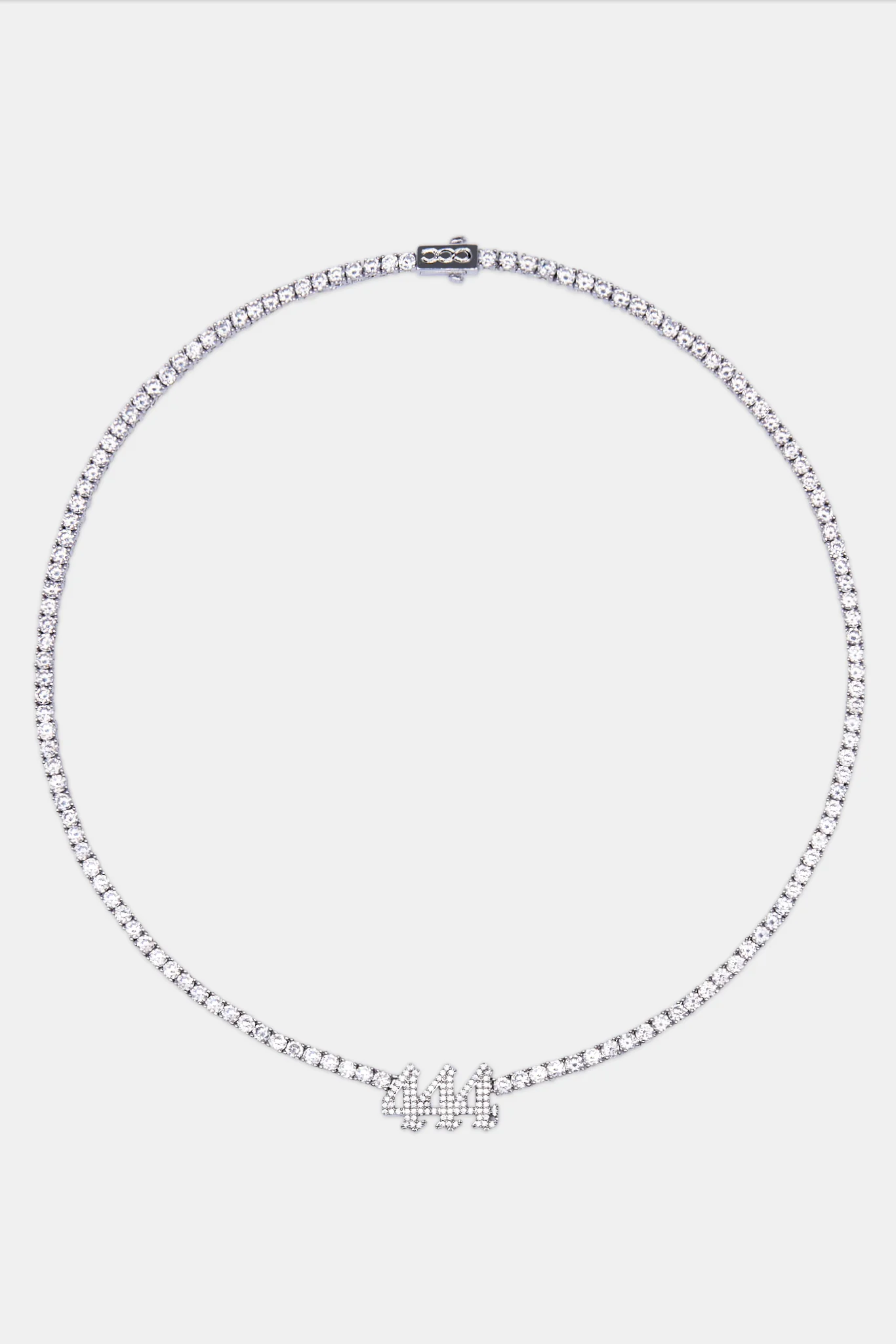 Iced 444 Tennis Chain - White - Image 4
