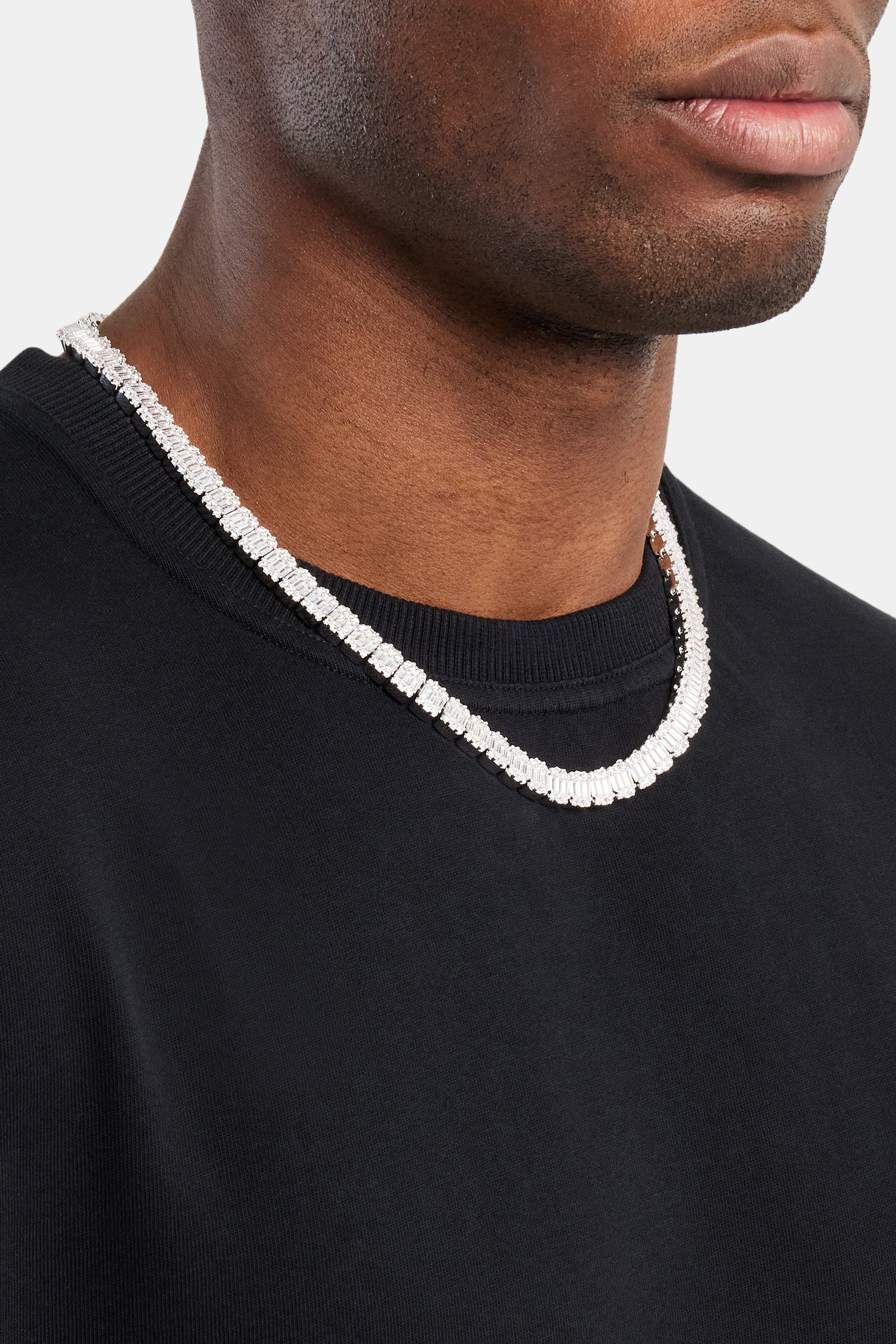 Iced Baguette Tennis Chain - Image 3