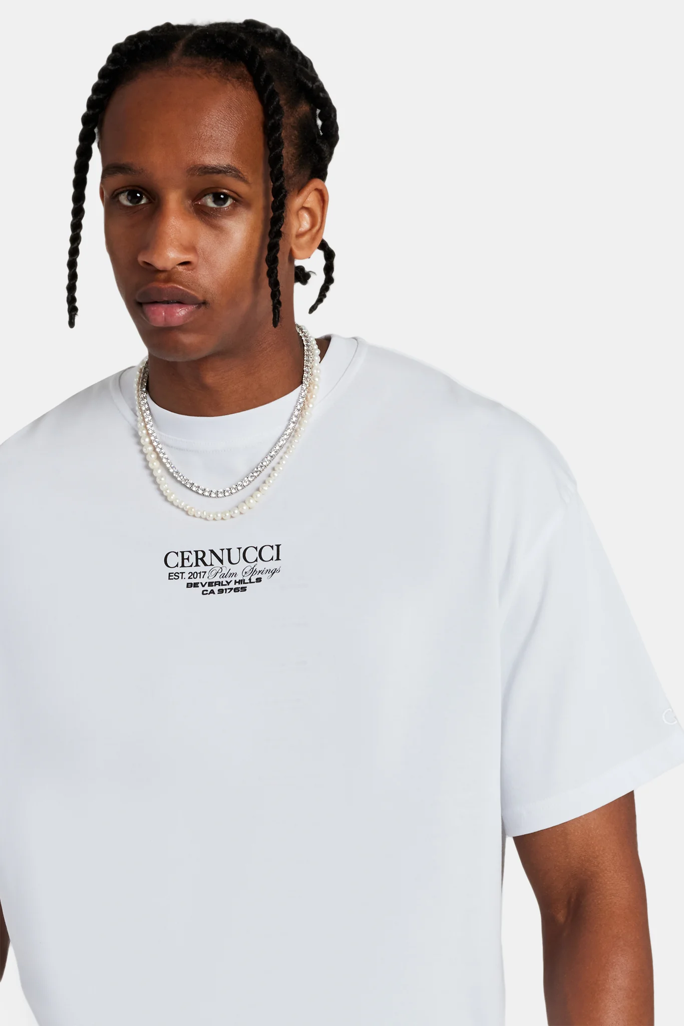 Iced Bally Oversized T-Shirt - White - Image 2