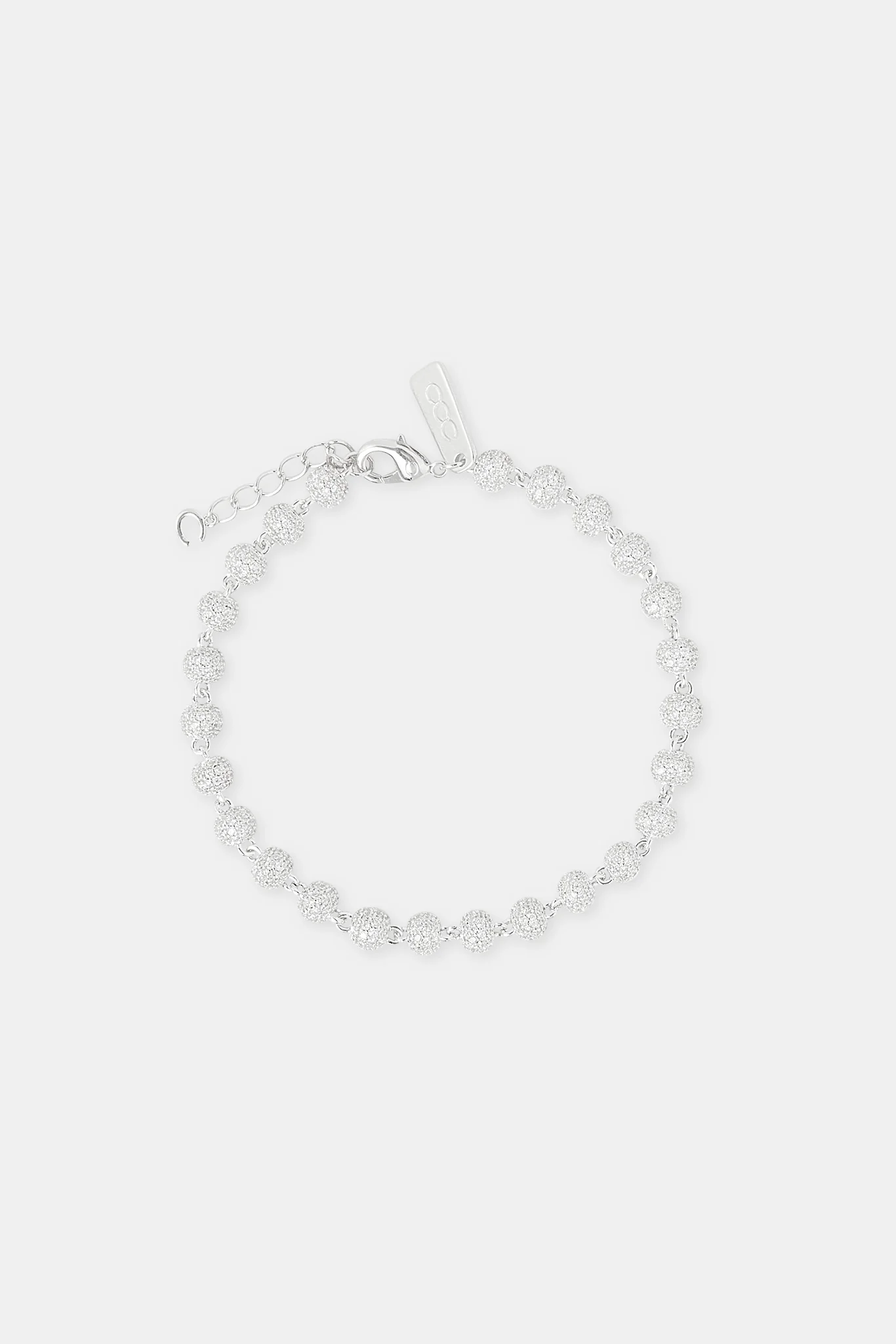 Iced Ball Bracelet - 5mm - Image 2