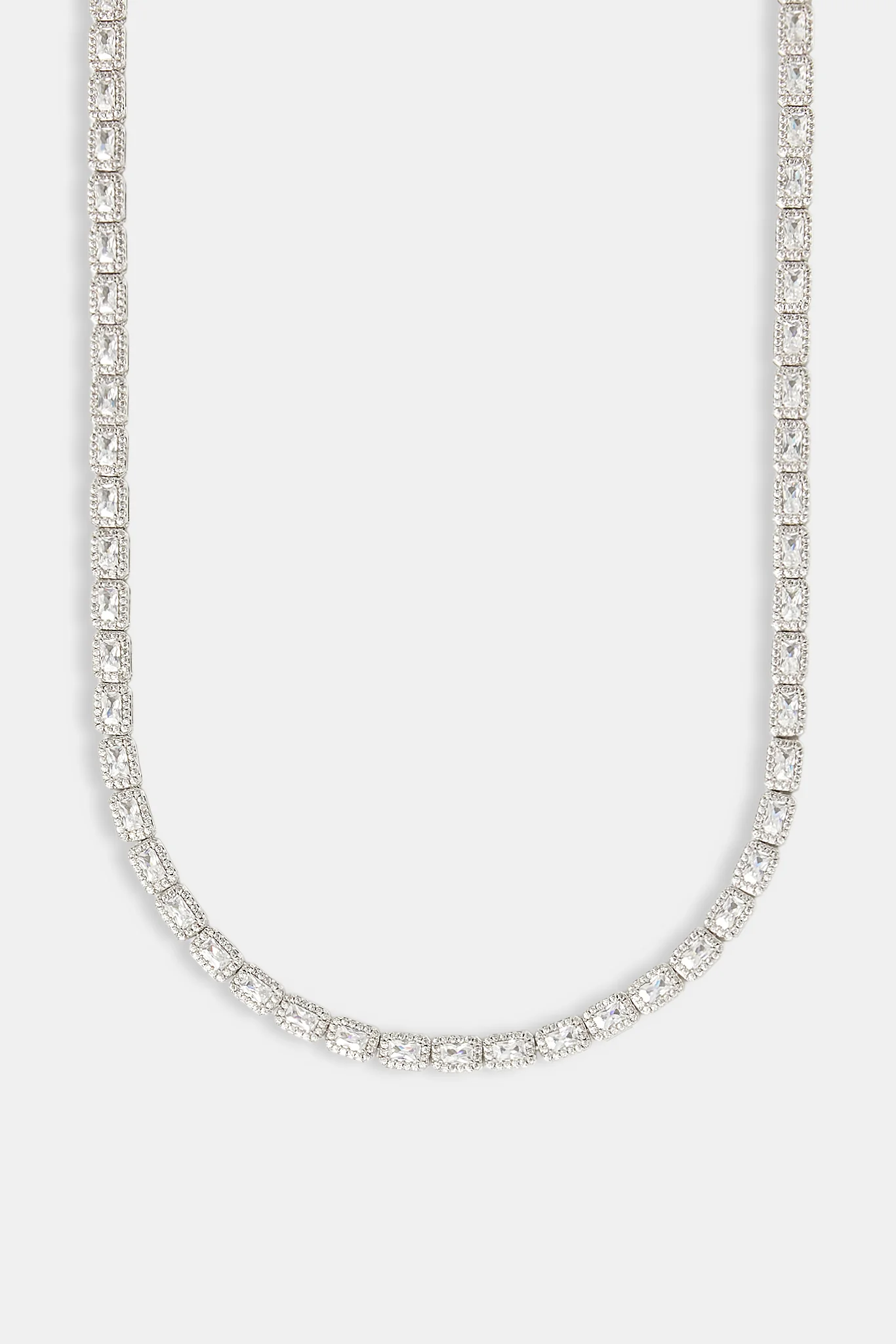 Iced Bezel Cluster Tennis Chain - 6mm - Image 2
