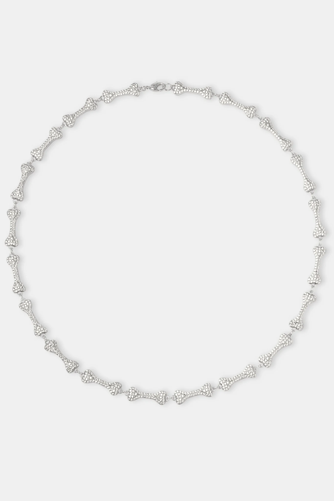 Iced Bone Chain - White - 6mm - Image 3