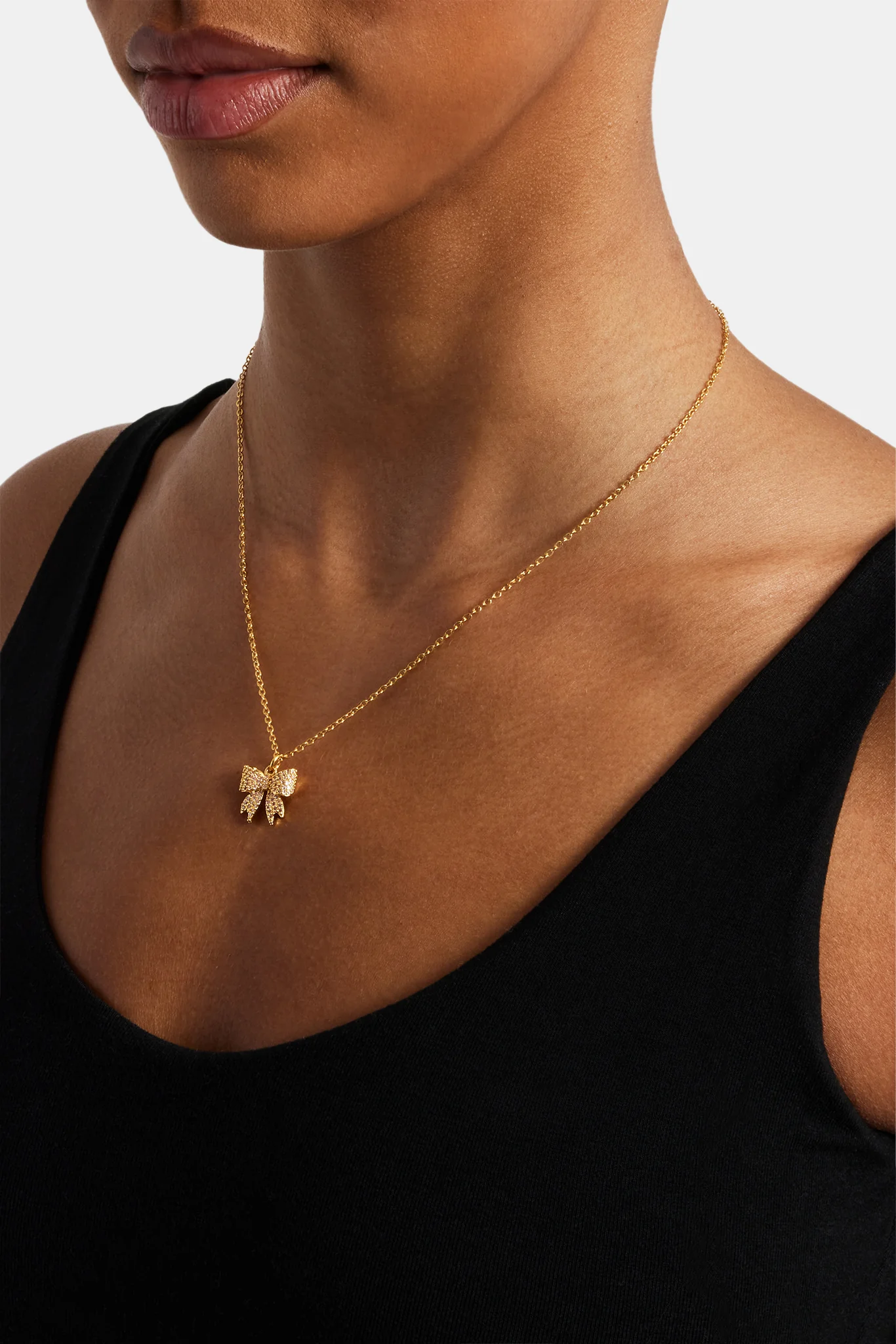 Iced Bow Necklace - Image 2
