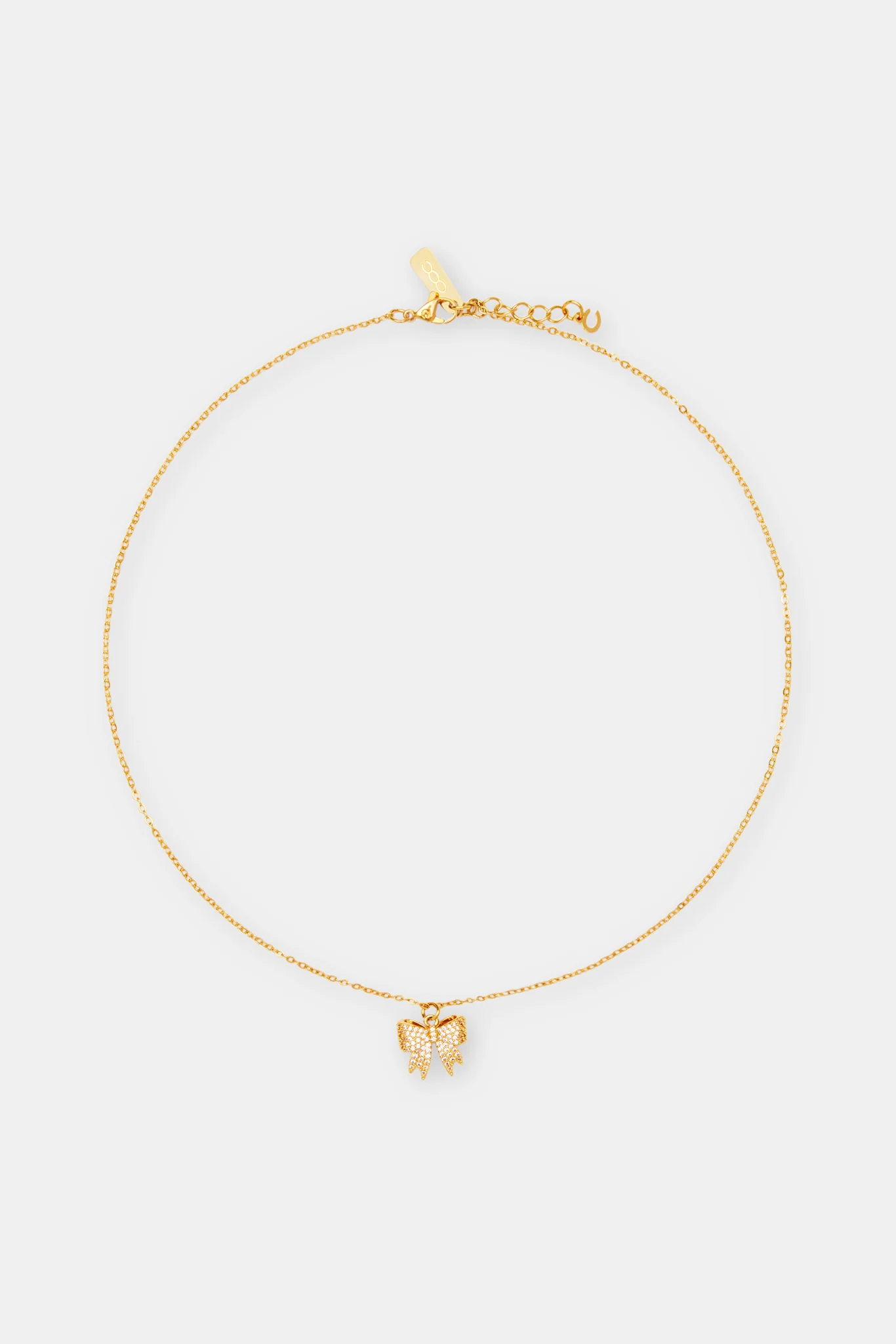 Iced Bow Necklace - Image 4