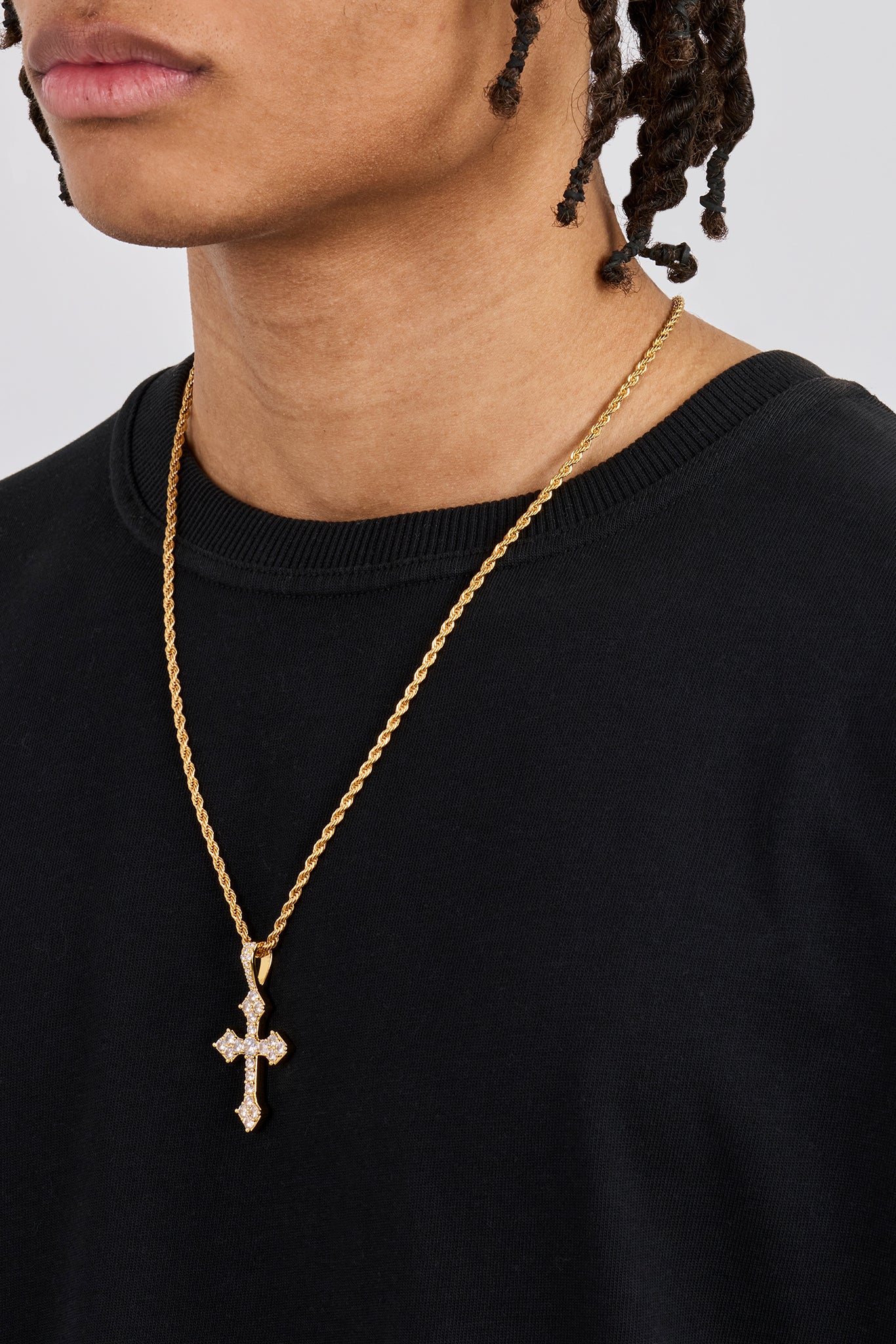 Celtic Cross Pendant - Gold - Image 2