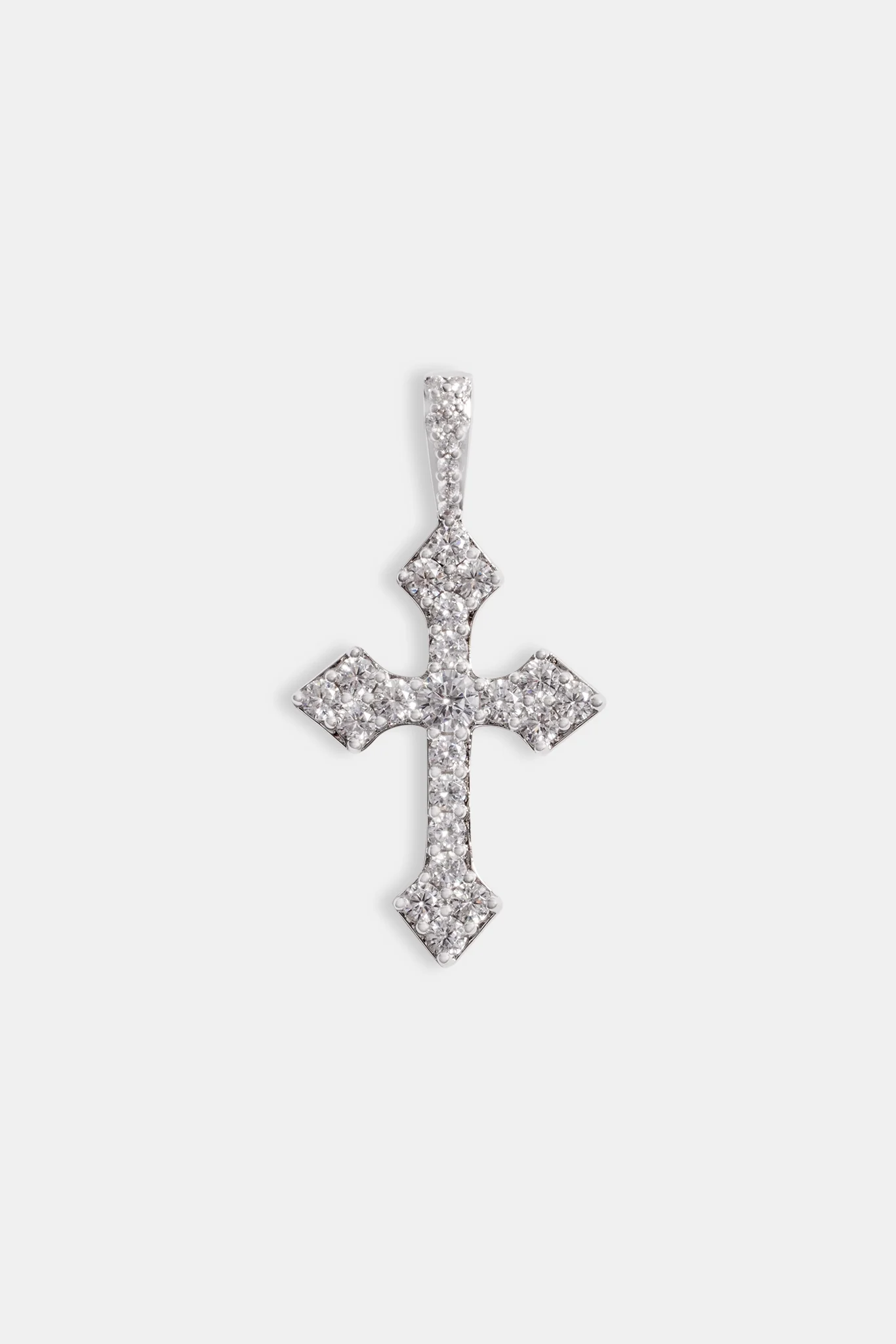 Iced Celtic Cross Pendant - 35mm