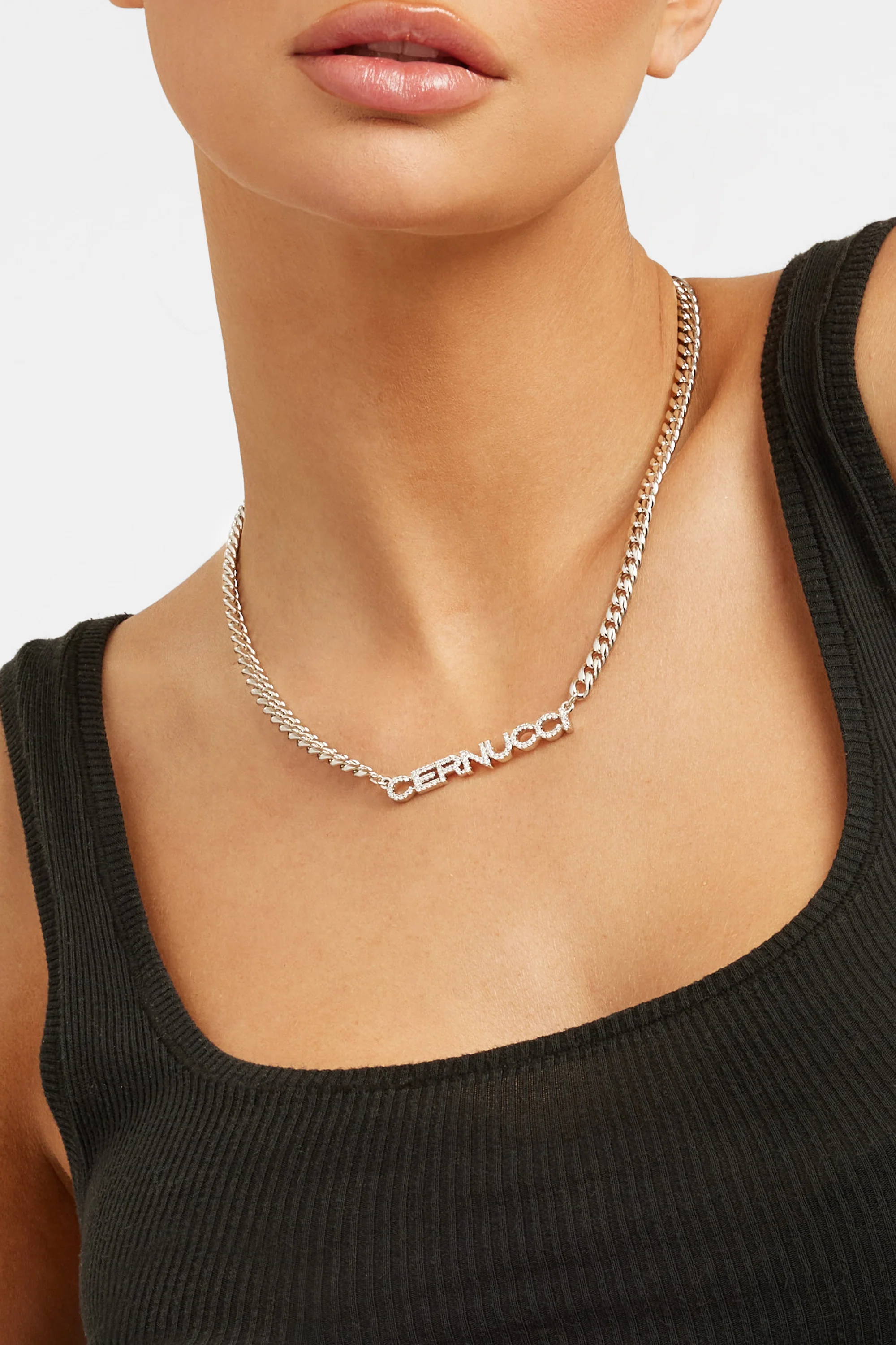 Iced Cernucci Branded Curb Chain - Image 3