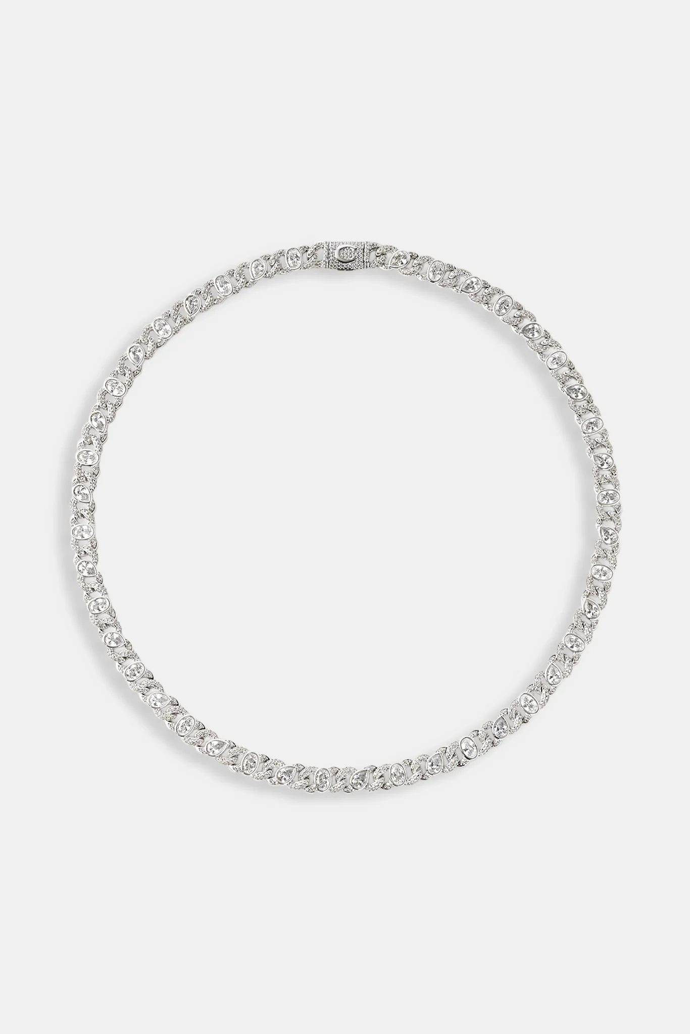 Iced Cuban Gemstone Link Chain - 8mm - Image 2