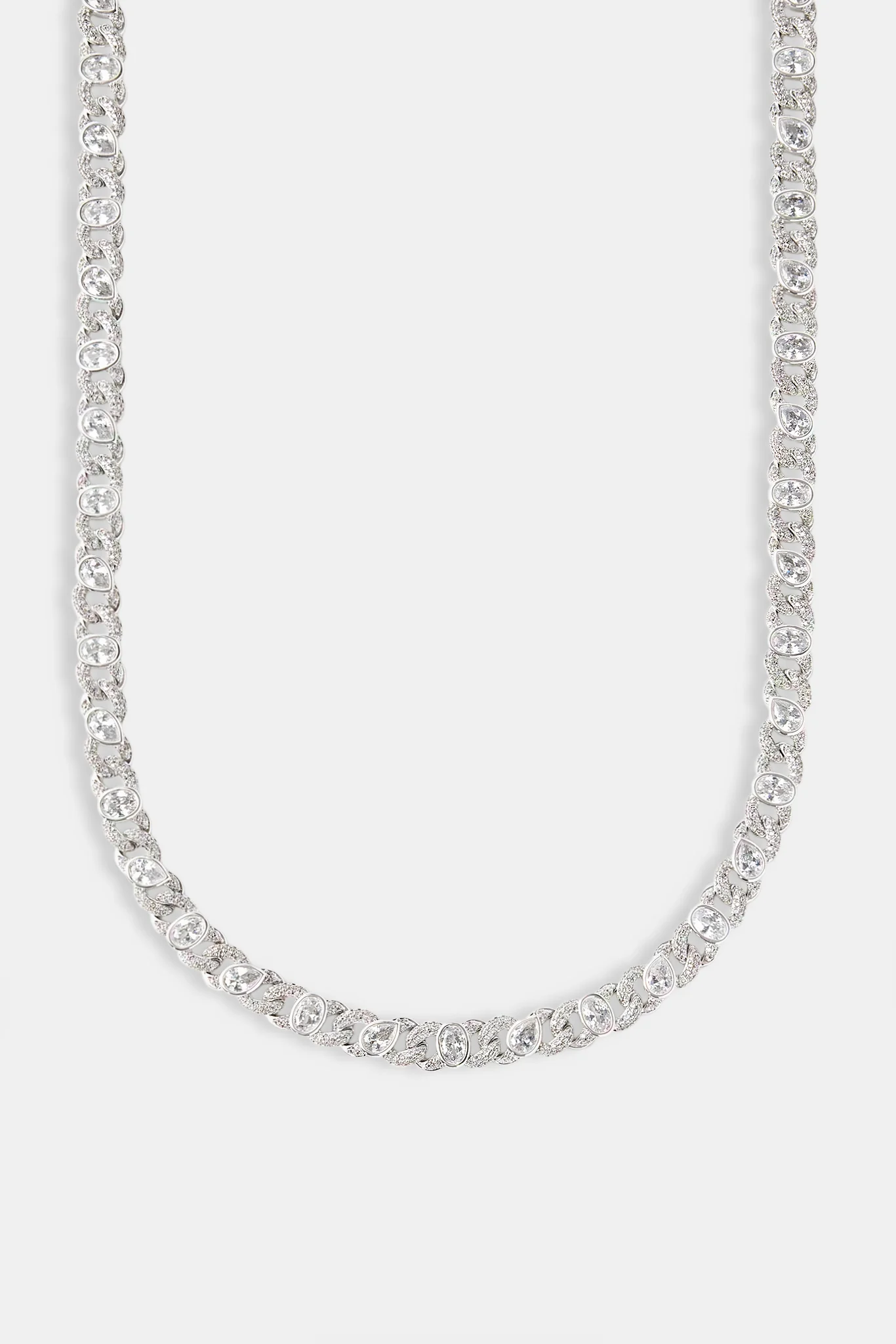 Iced Cuban Gemstone Link Chain - 8mm - Image 3
