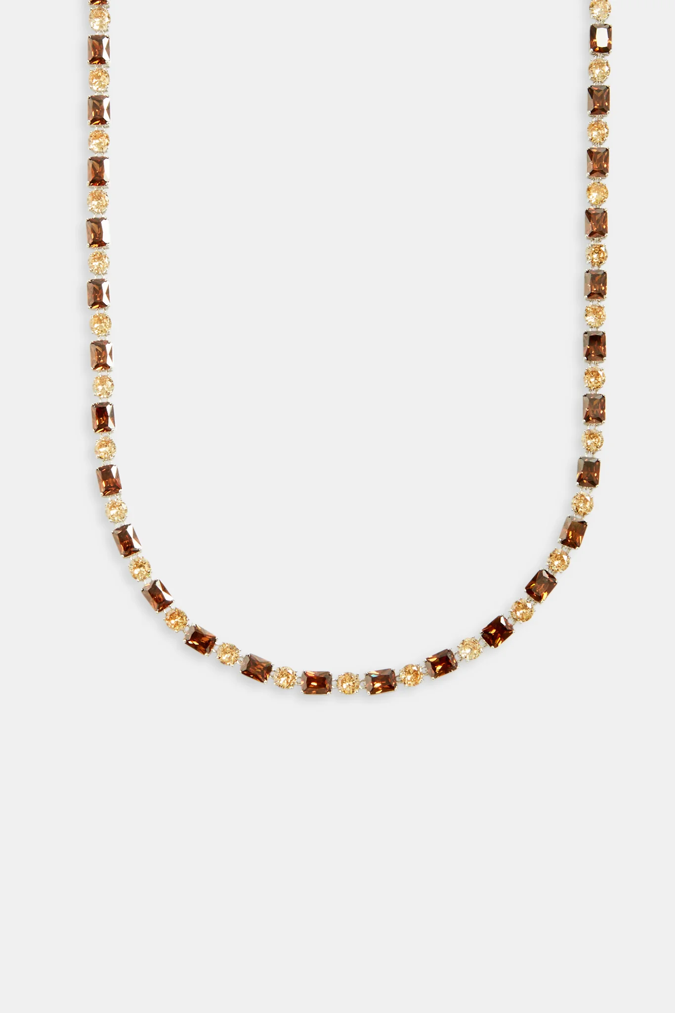 Iced CZ Pastel Multi Shape Tennis Chain - Image 2