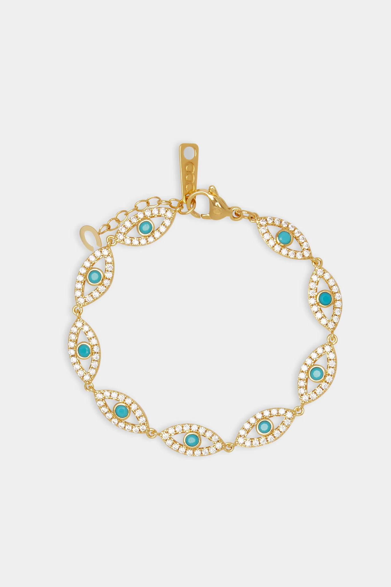 Iced Evil Eye Bracelet - Image 2