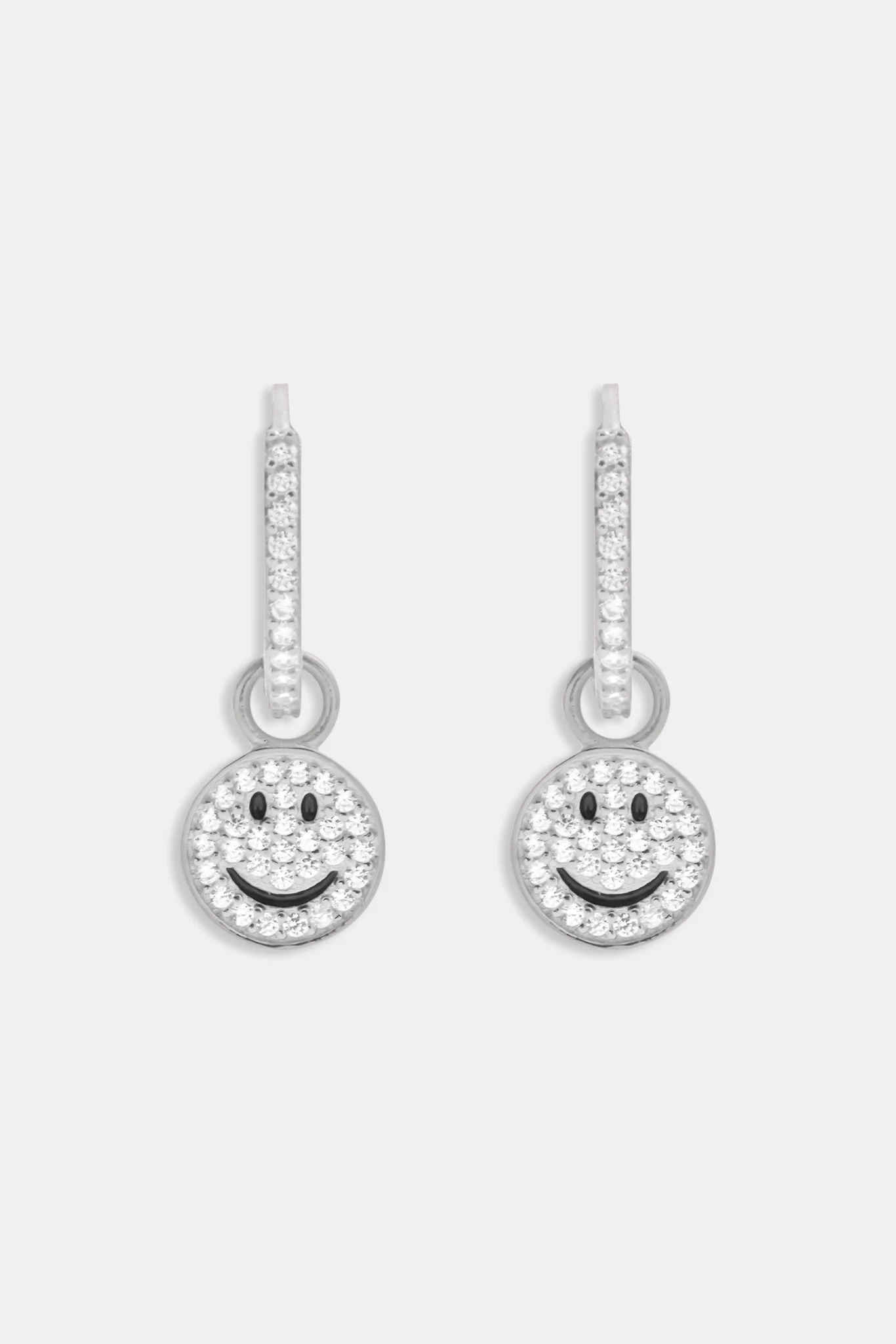 Iced Face Motif Earrings - Image 2