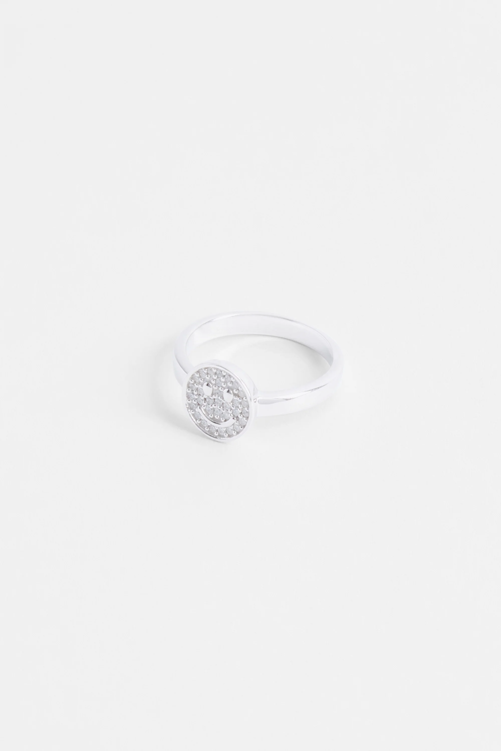 Iced Happy Face Ring - Image 2