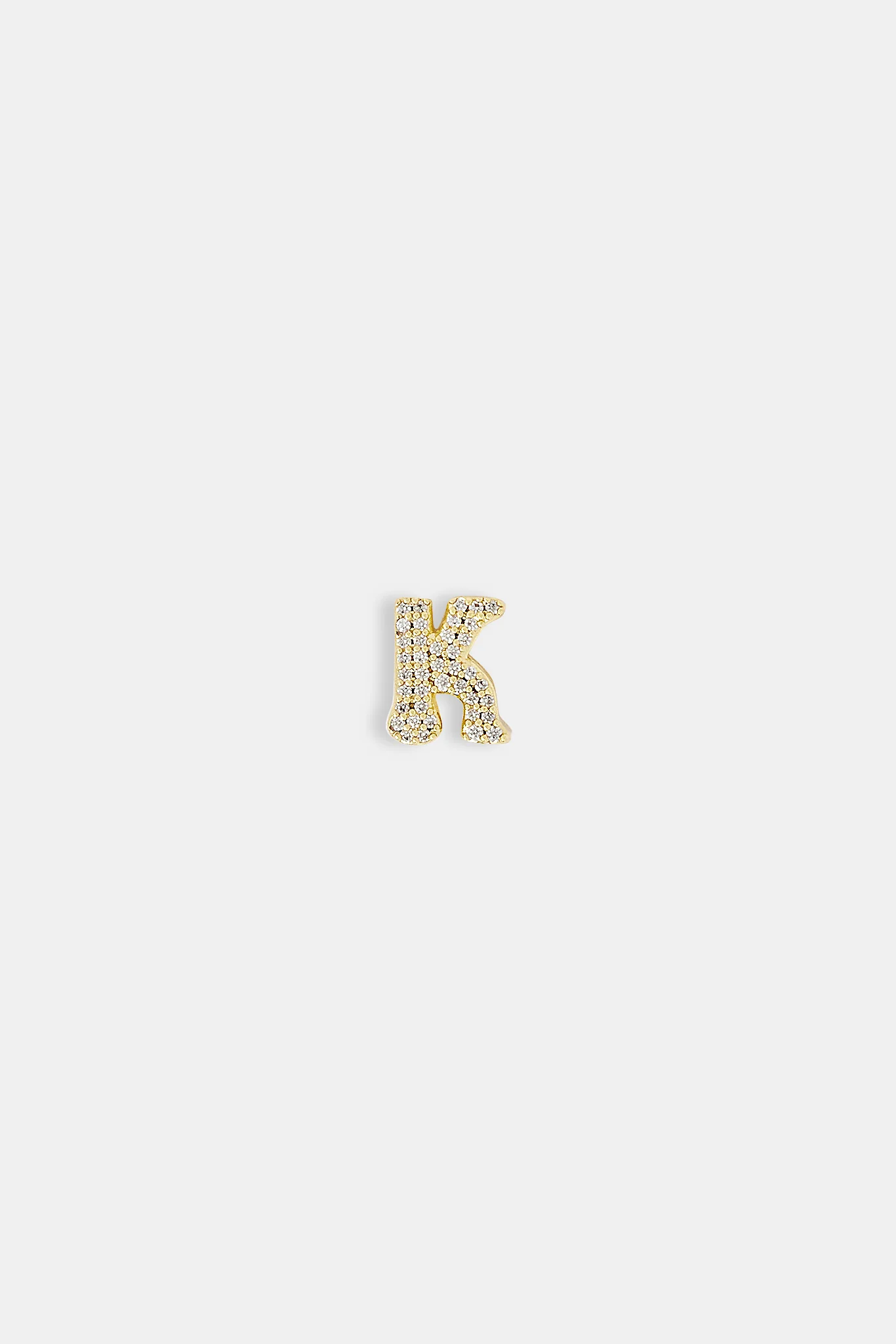 Iced Letter Pendant - 12mm - Image 14