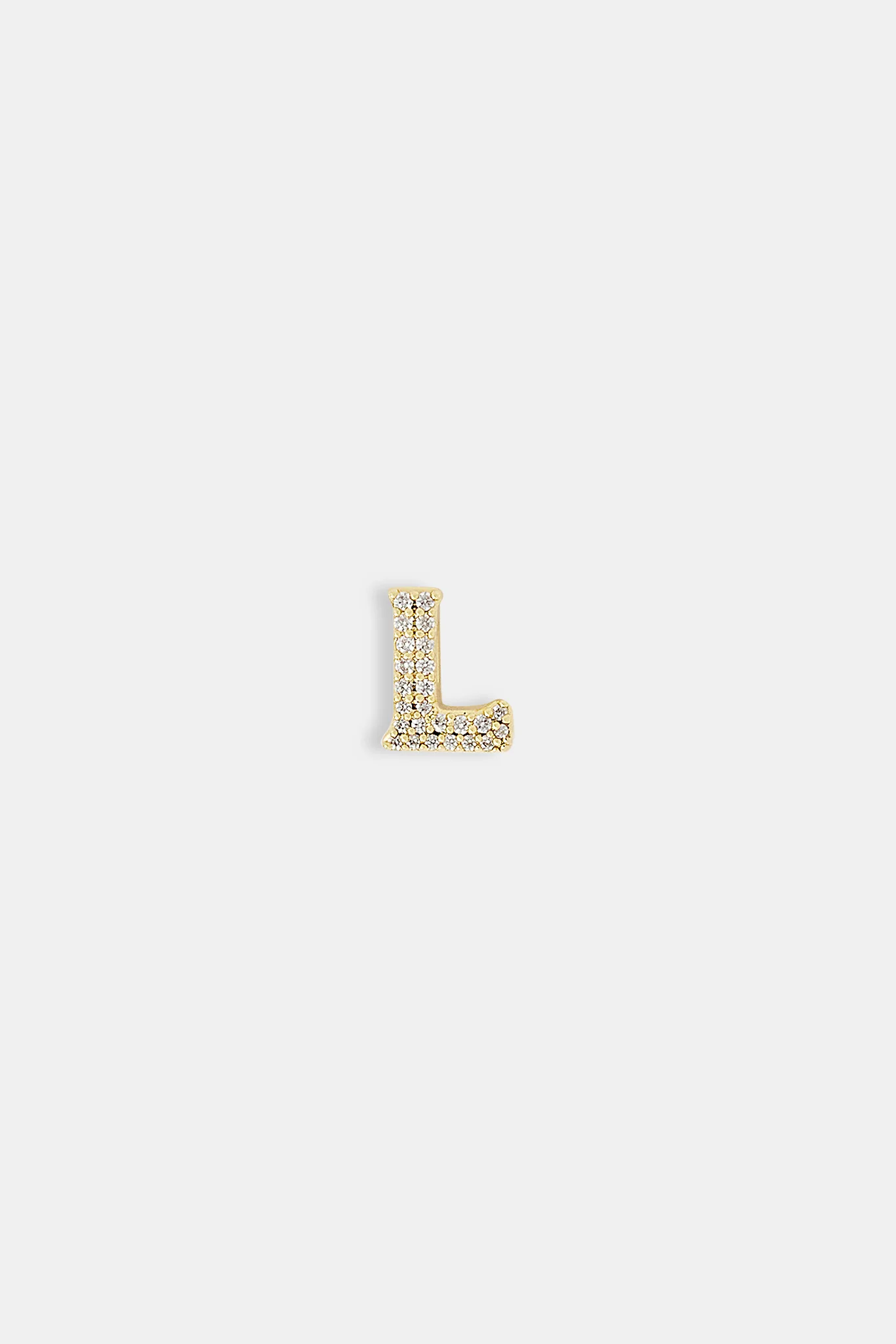 Iced Letter Pendant - 12mm - Image 16
