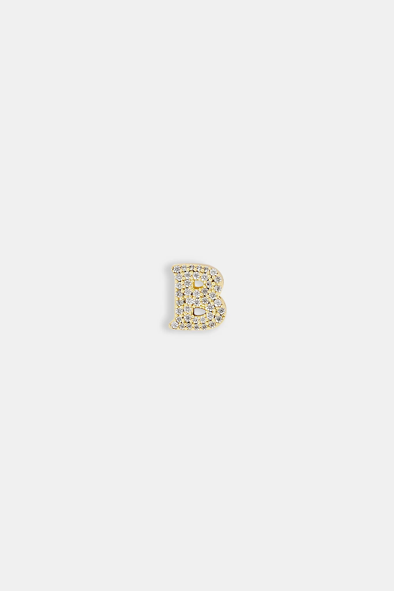 Iced Letter Pendant - 12mm - Image 4